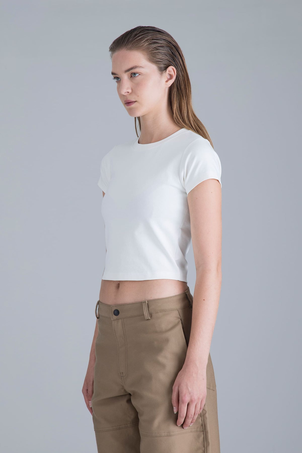 Aero Slim Fit T-Shirt Women White