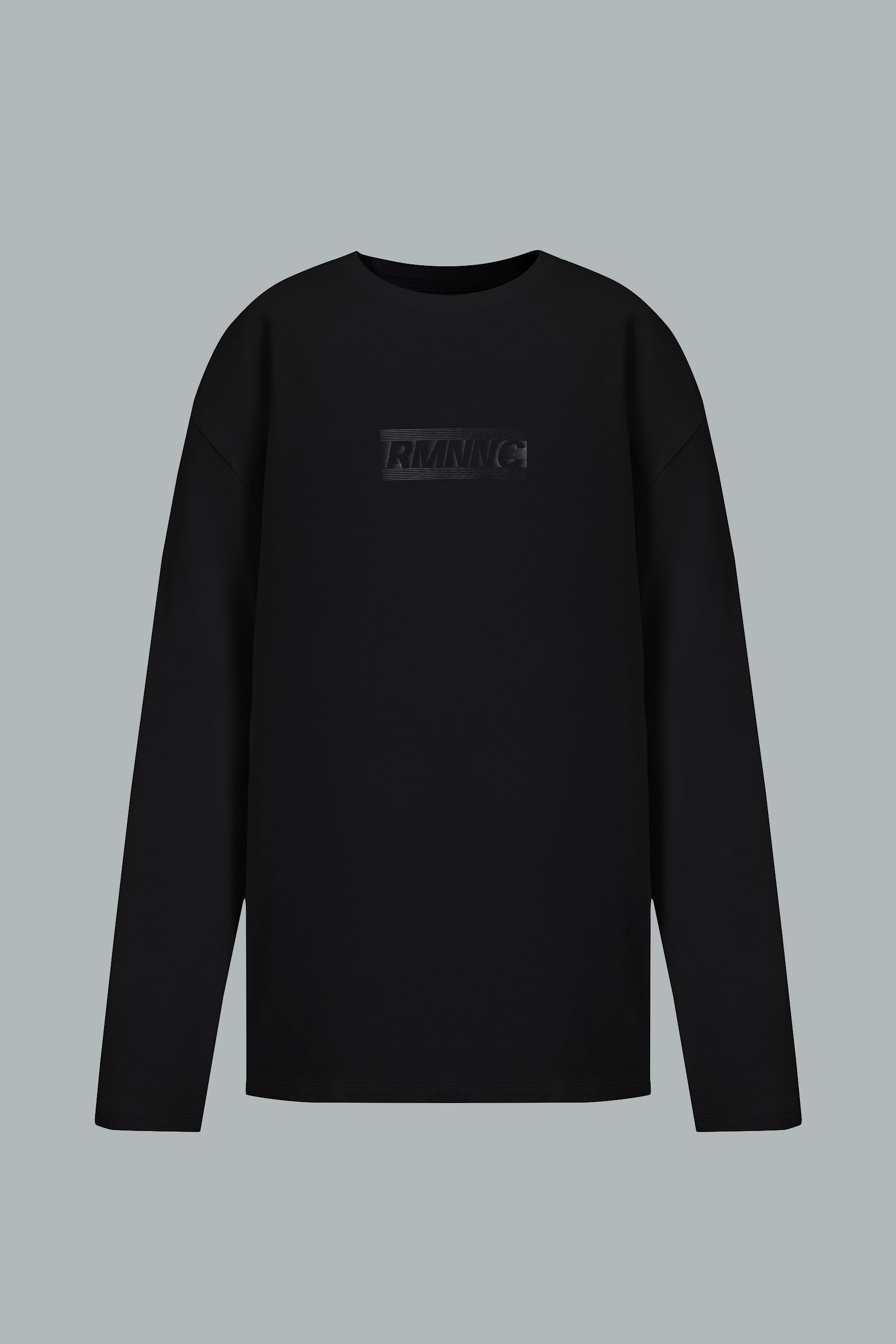 Uncoded Long-Sleeve Regular Fit T-Shirt Men Black