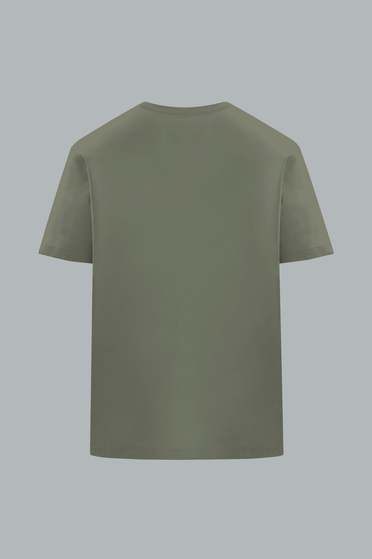 Peak Semi Fitted T-Shirt Men Olive Green