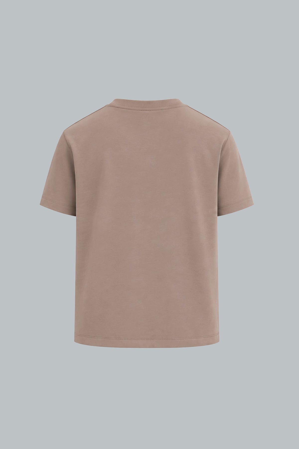 Camiseta café claro para hombre fit relajado Ventra