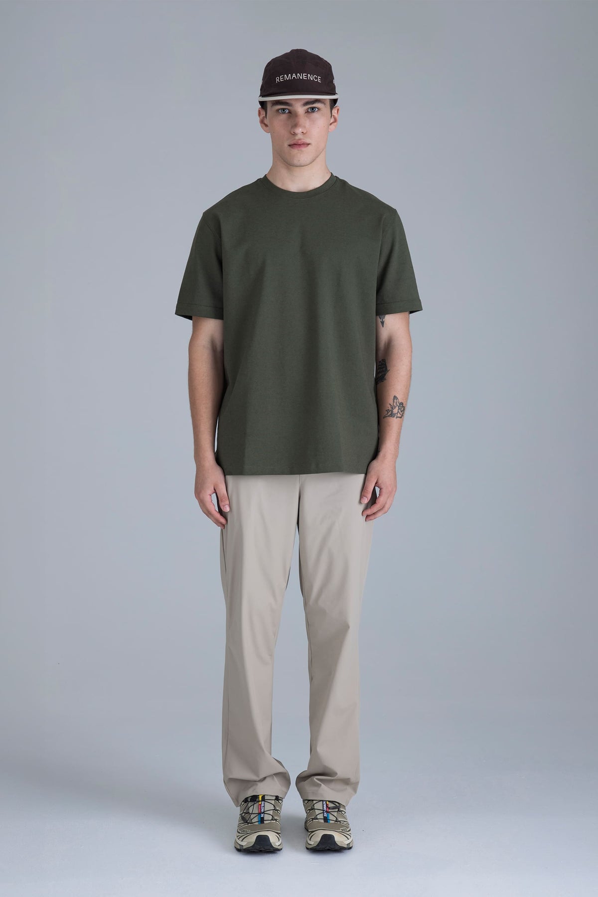 Ventra Relaxed Fit T-Shirt Men Army Green