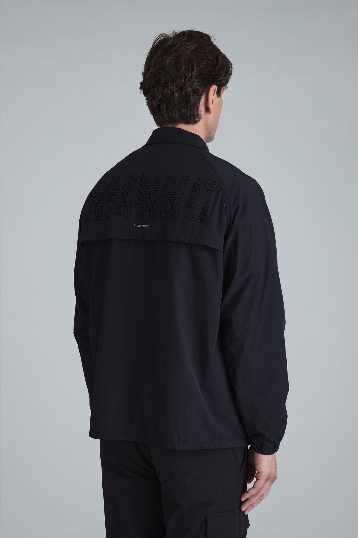 Men's black regular fit shacket Halo