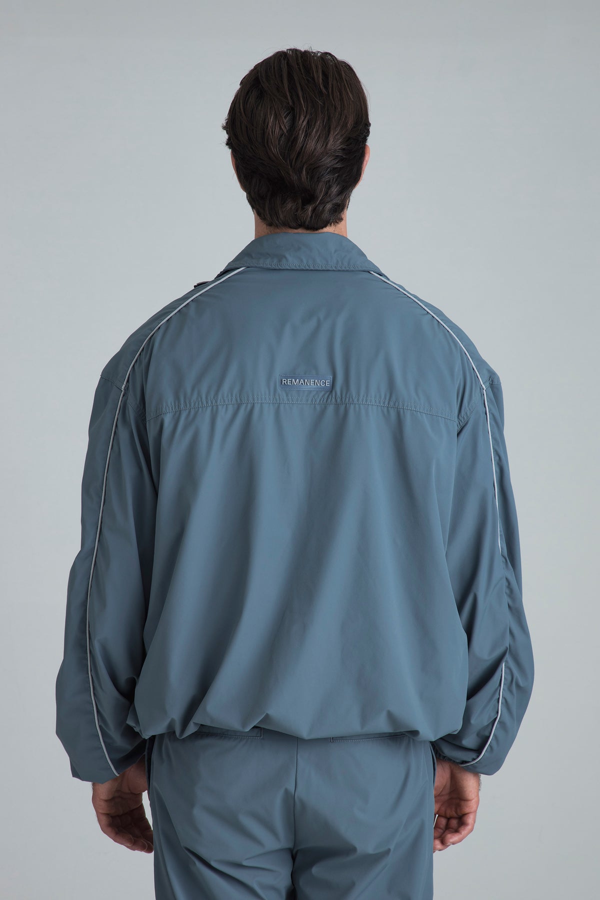 Interval Regular Fit Jacket Men Grayish Blue