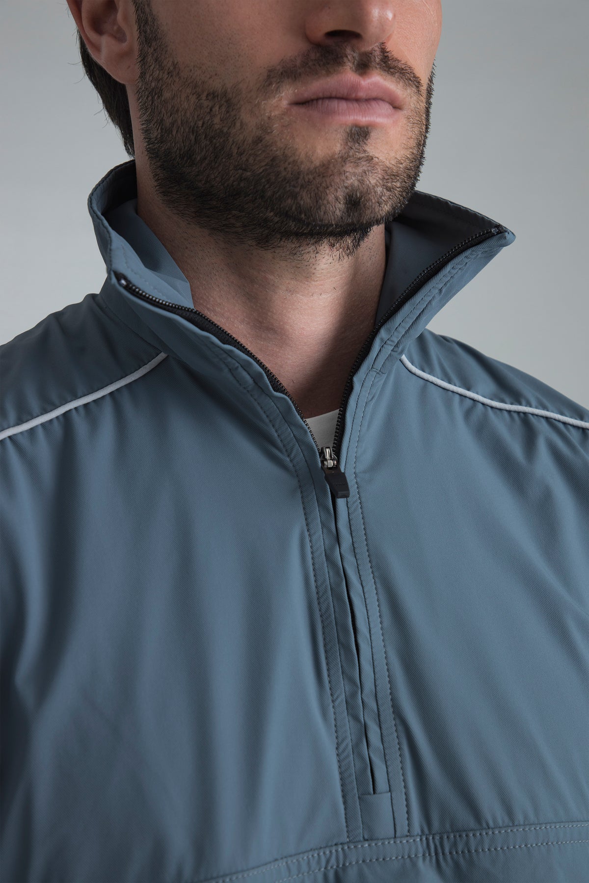 Interval Regular Fit Jacket Men Grayish Blue