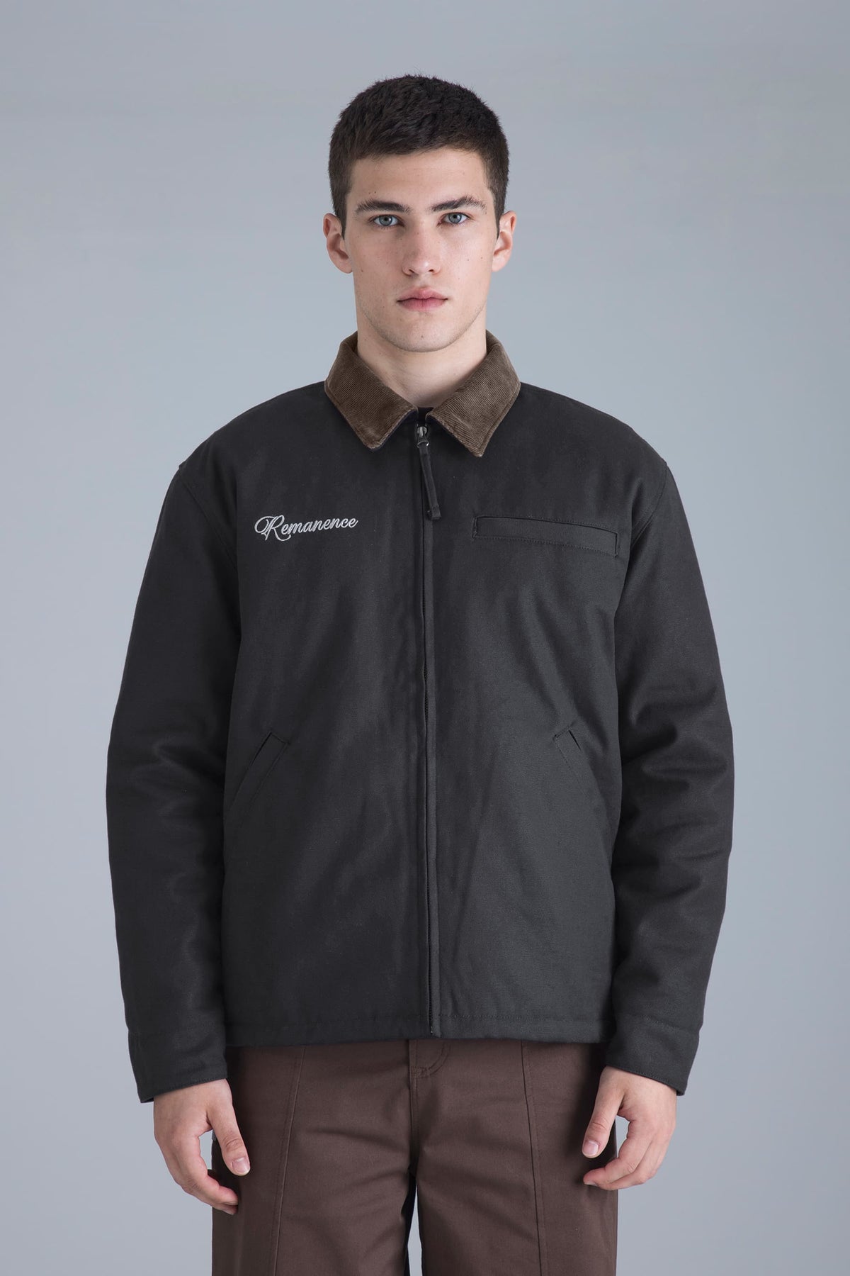 Chaqueta negra para hombre regular fit State