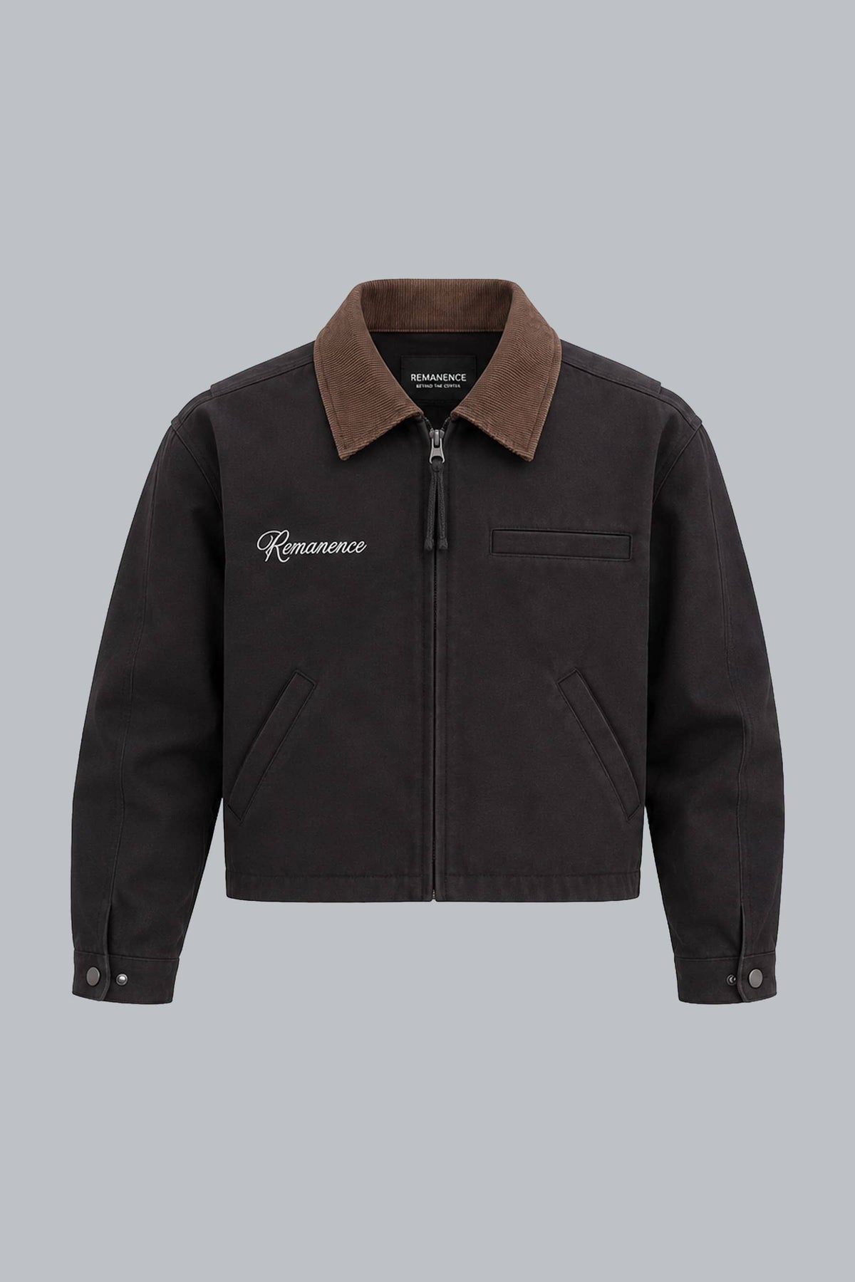 Chaqueta negra para mujer regular fit Trace
