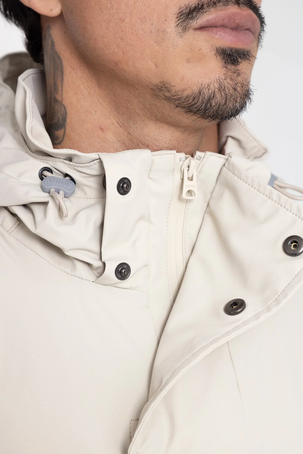 Men's sand jacket with removable hood Holmium V2
