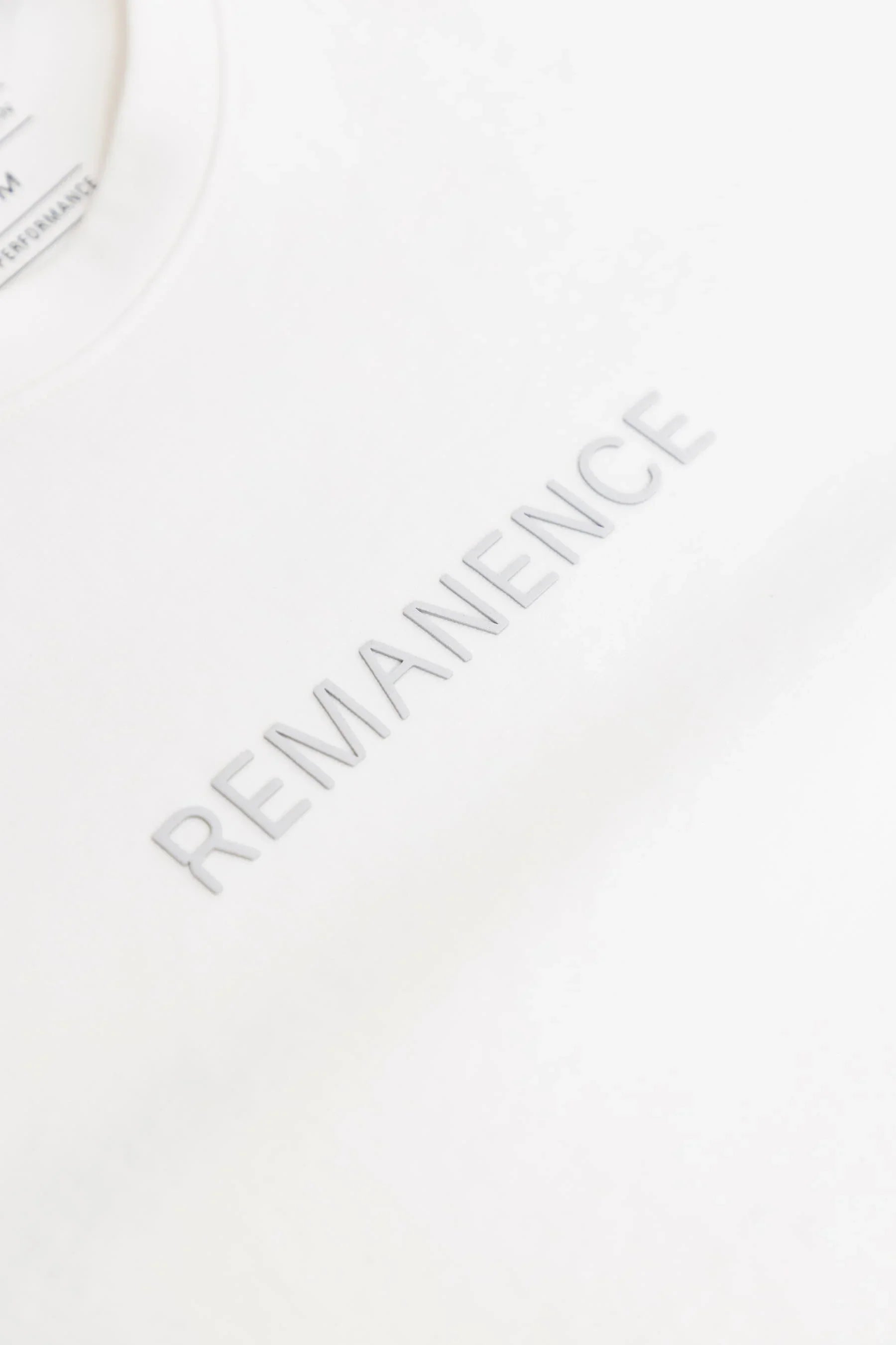 Camiseta blanca para hombre fit relajado Drift