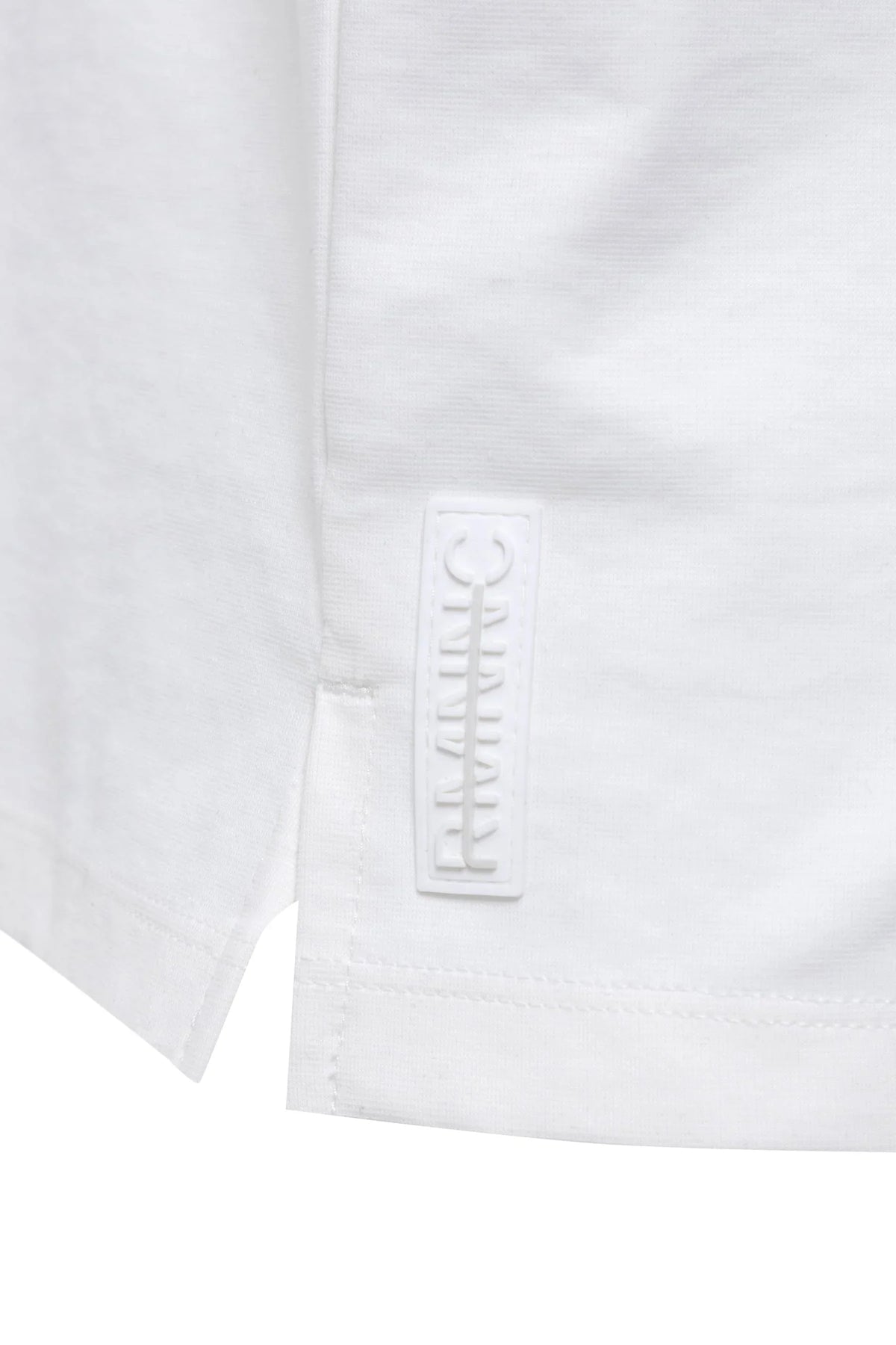 Men's white sleeveless t-shirt relaxed fit Flux
