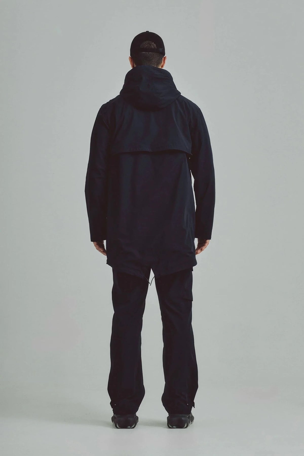 Men's black Parka jacket Copper