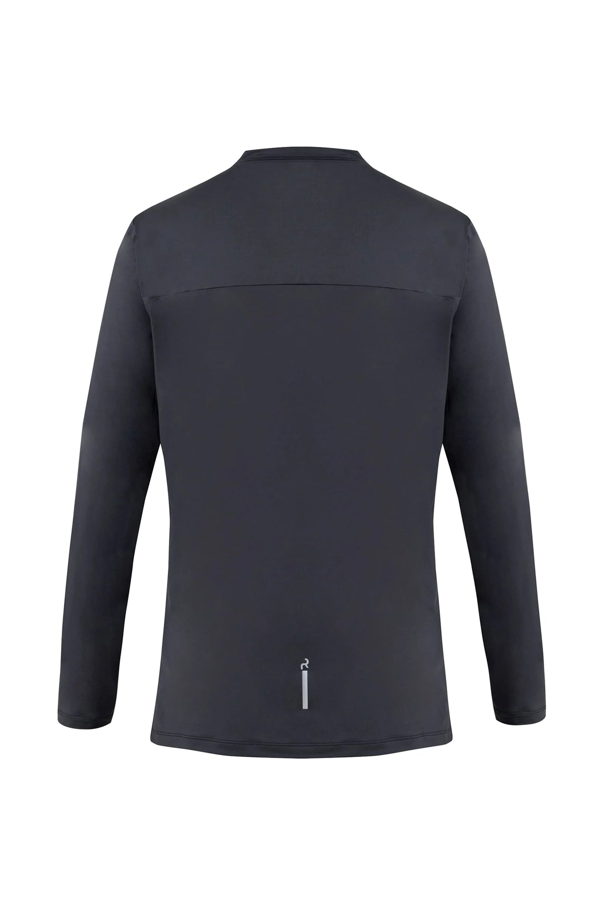 Men’s black long-sleeve crew neck sports t-shirt Echo
