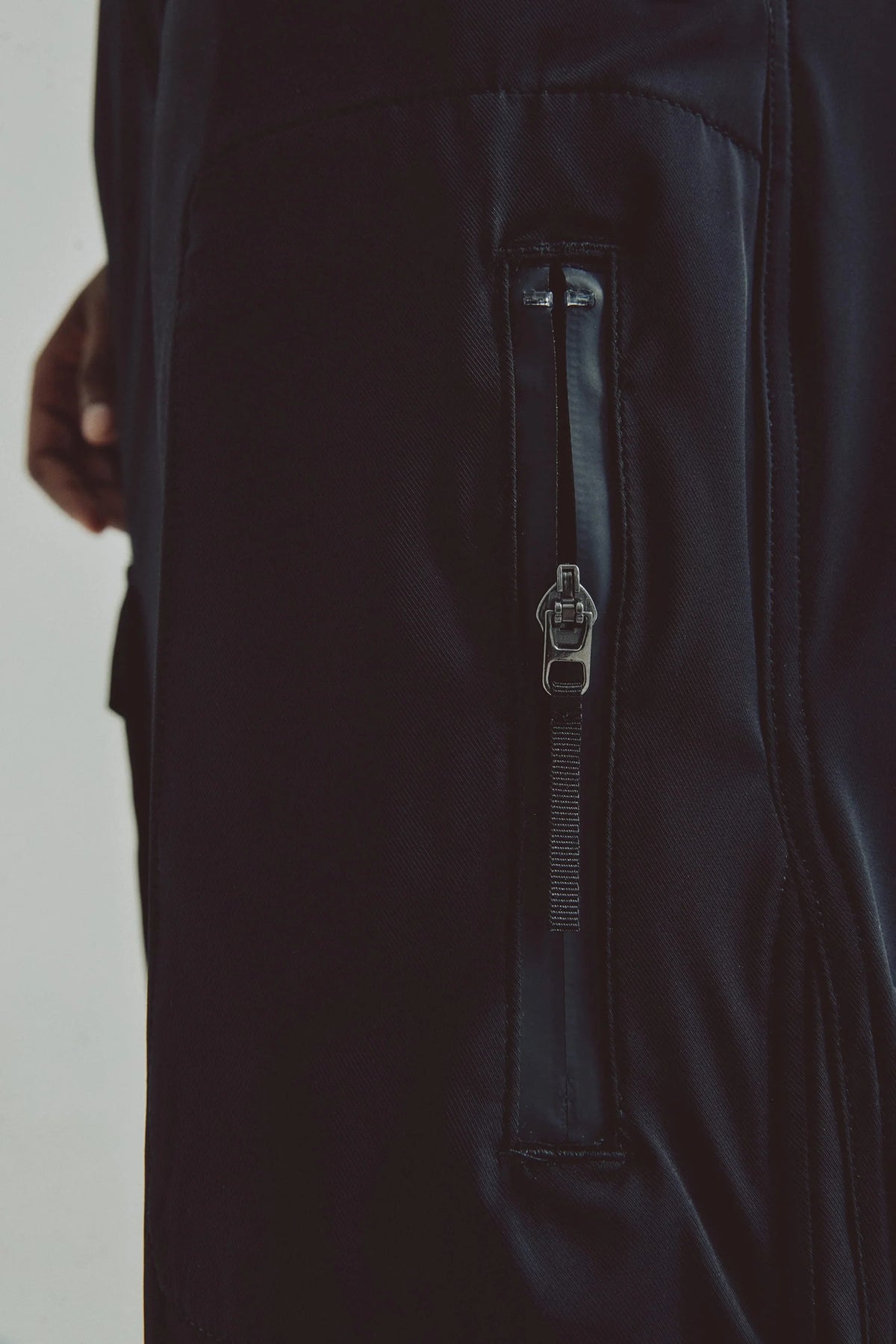 Men's black regular fit pants Iron