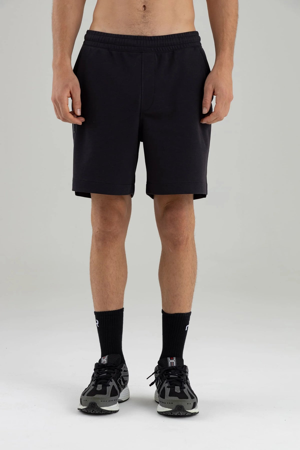 Men's black regular fit shorts Blaze