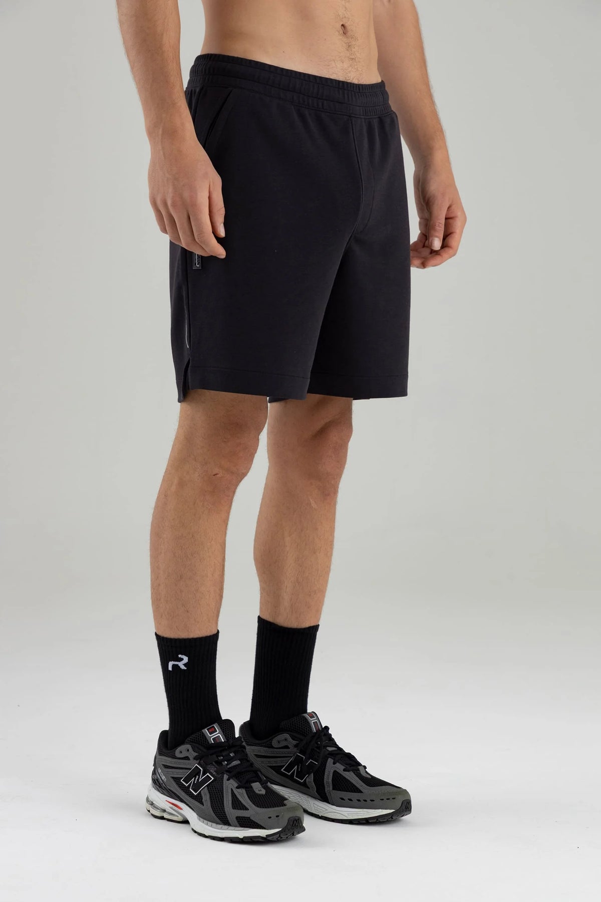 Men's black regular fit shorts Blaze