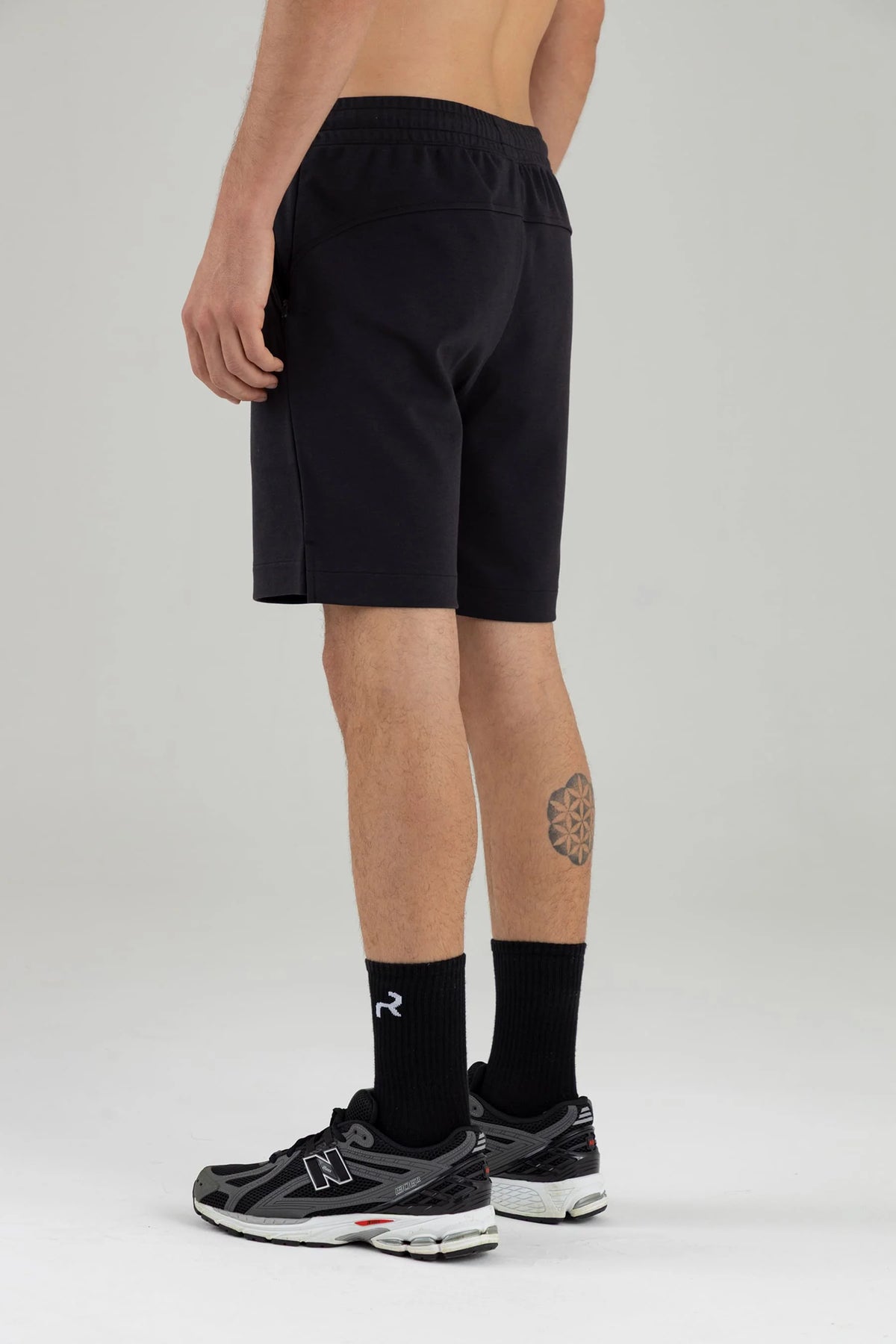 Men's black regular fit shorts Blaze