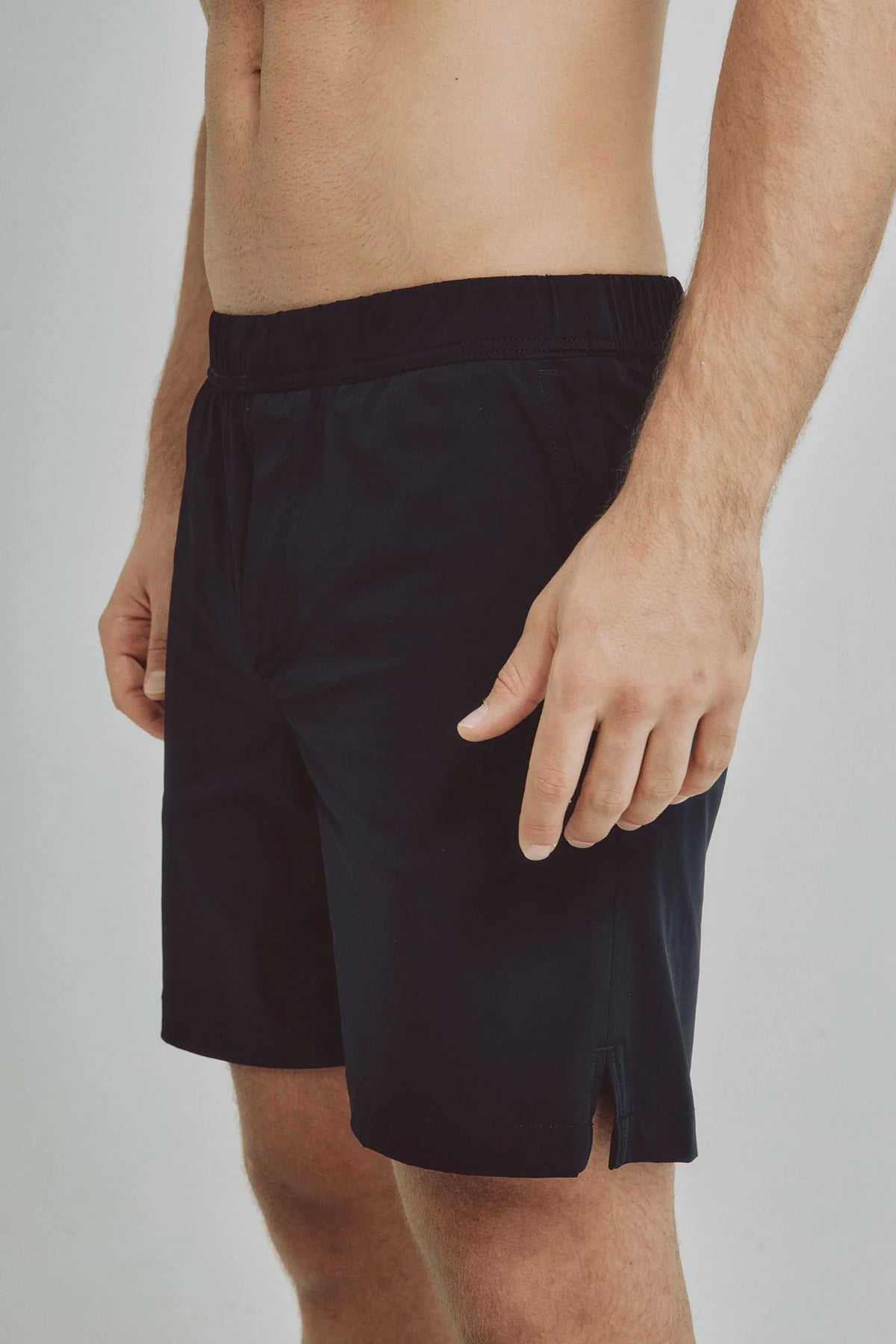 Men's black shorts with biker Endure