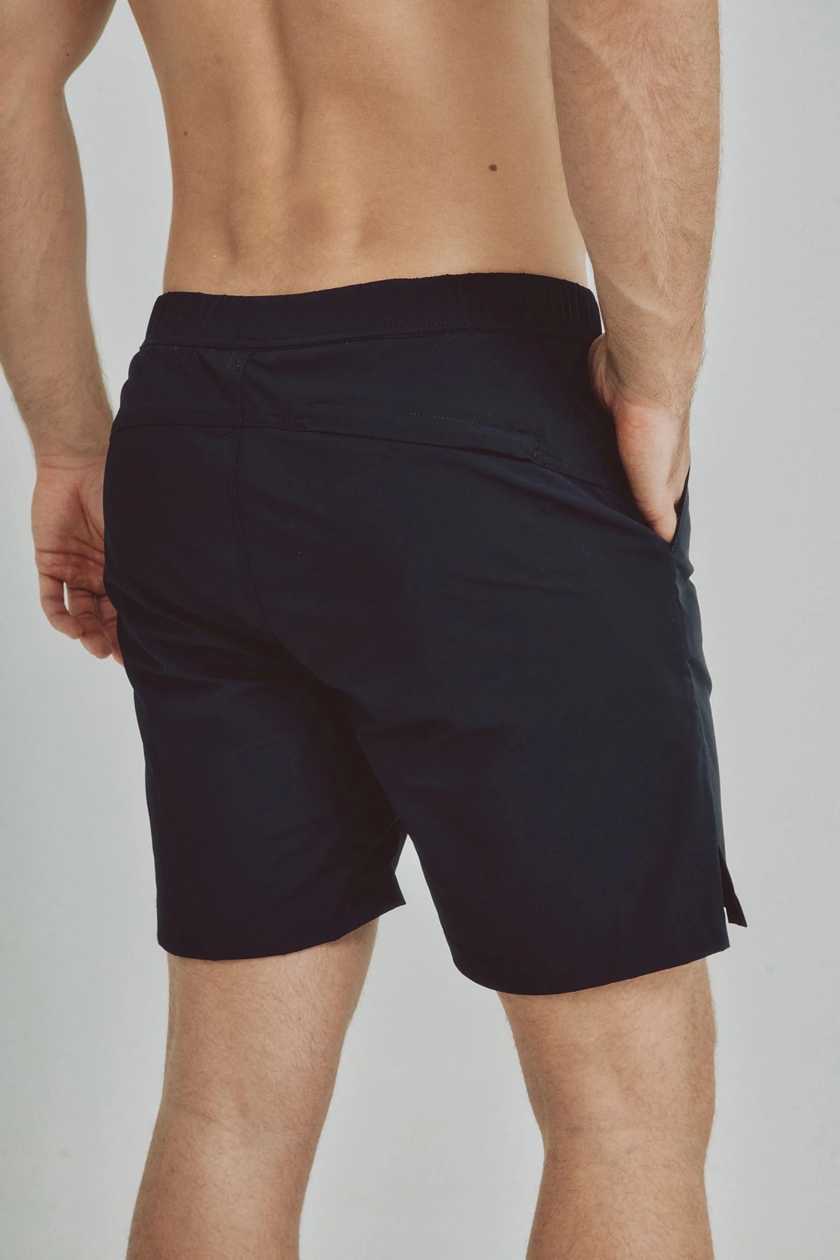 Men's black shorts with biker Endure