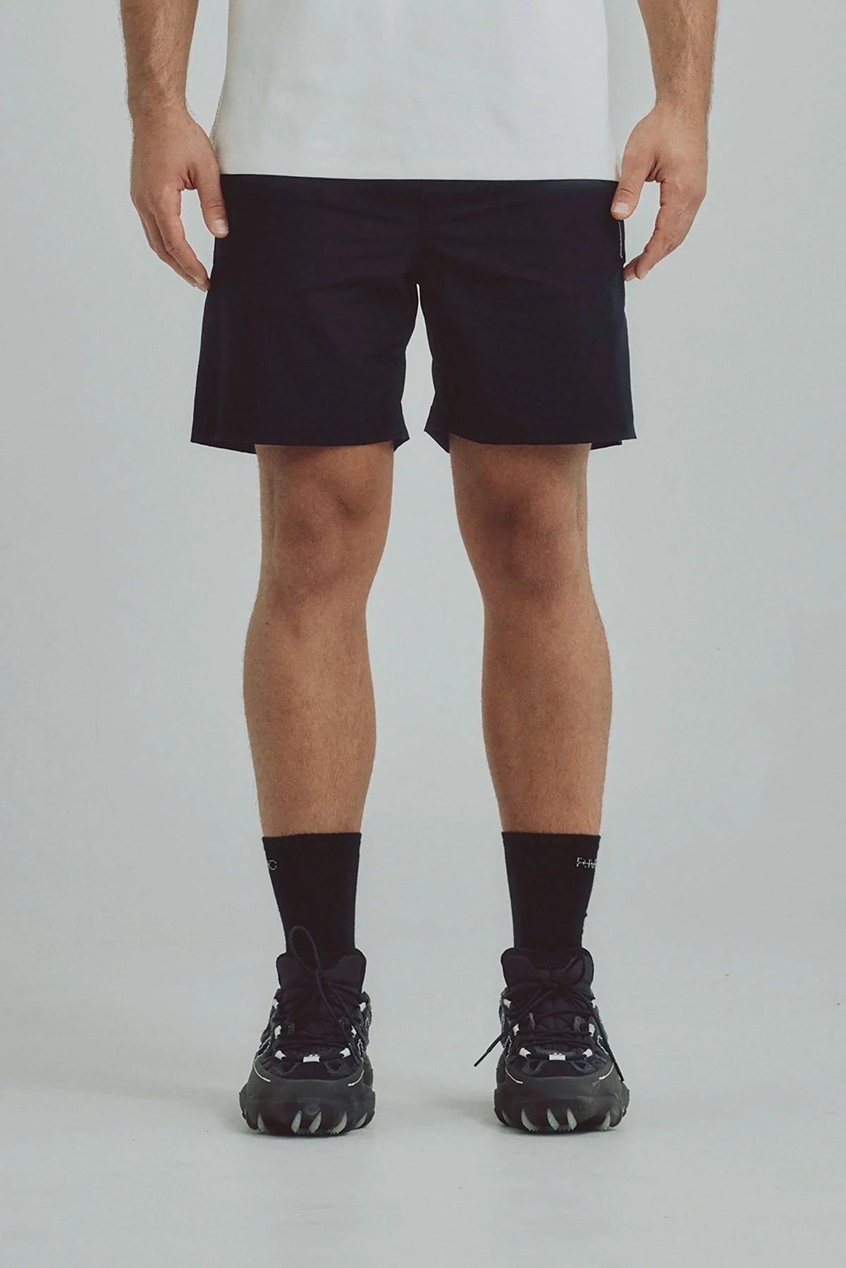 Men's black shorts with biker Endure