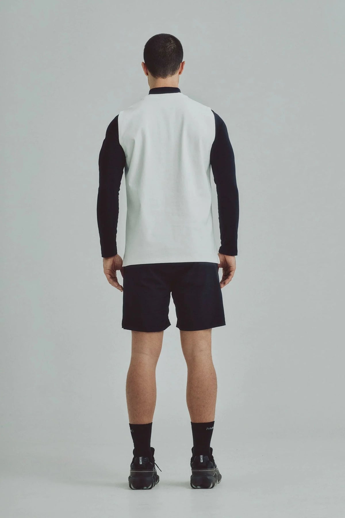 Men's black shorts with biker Endure