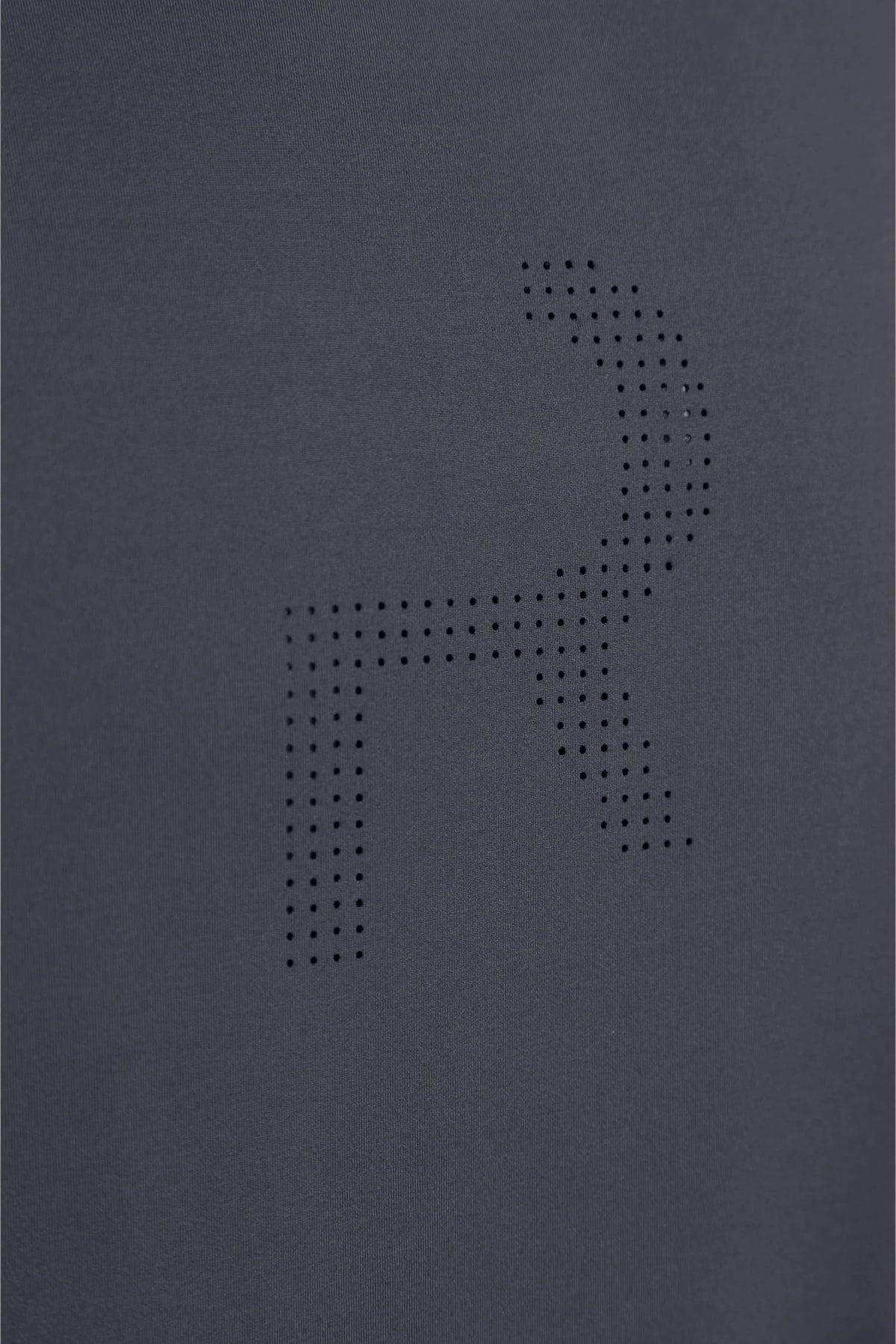 Men’s black semi fit sports t-shirt Wave