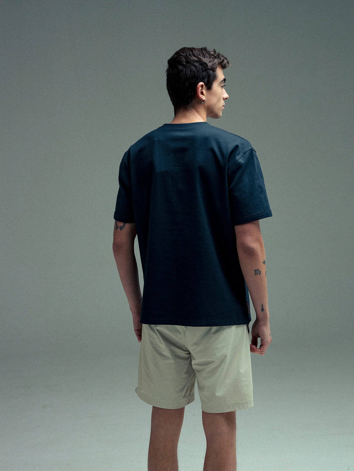 Men's blue relaxed fit t-shirt Cling