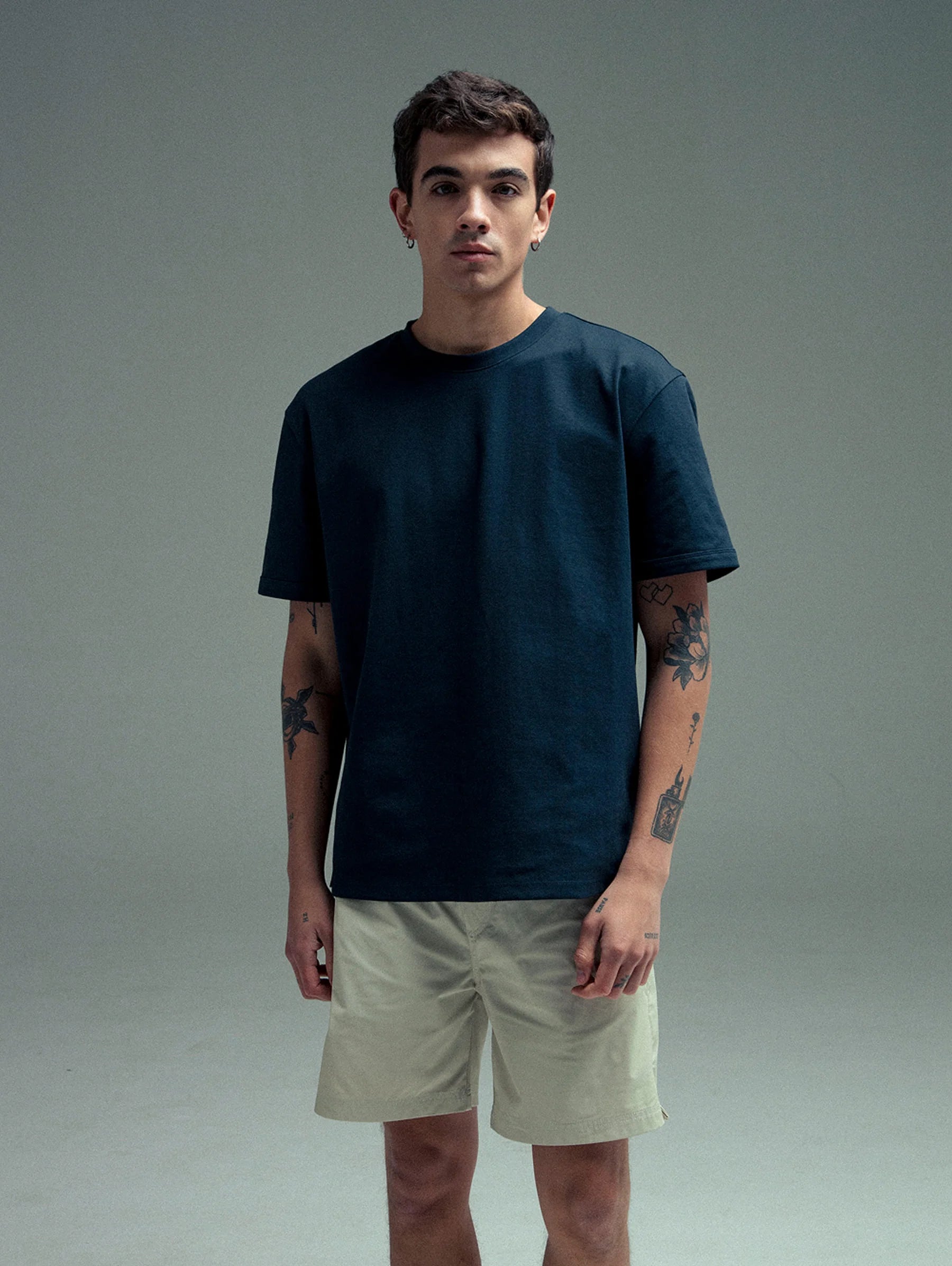 Men's blue t-shirt Cling Remanence