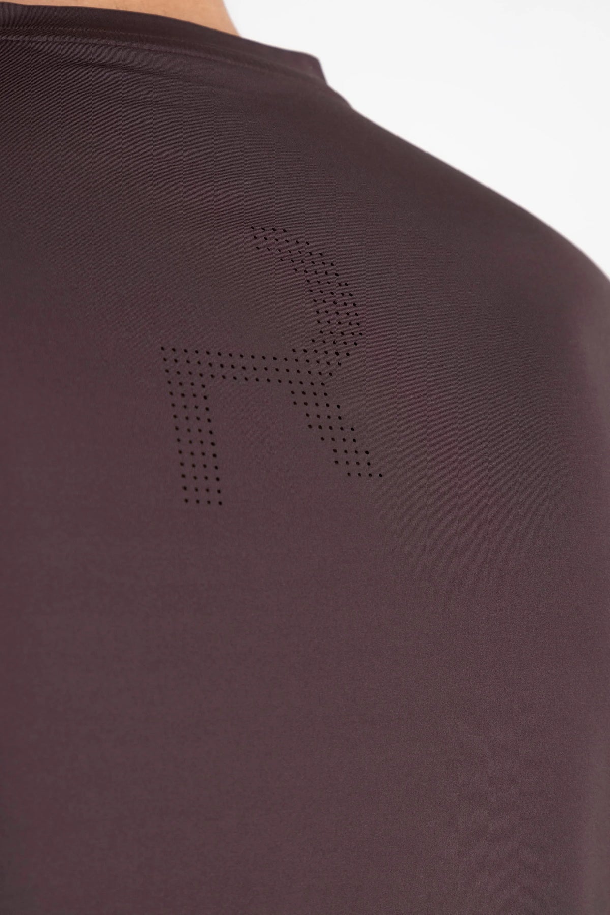 Men’s brown semi fit sports t-shirt Wave