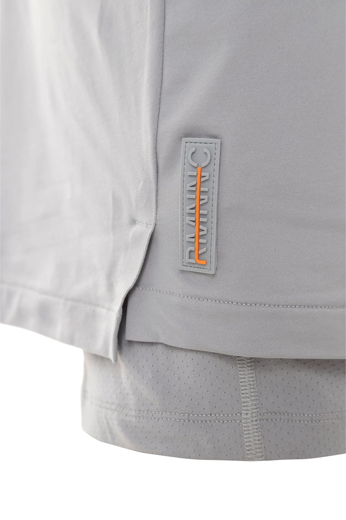 Men’s gray sports shorts with mesh lining Ether