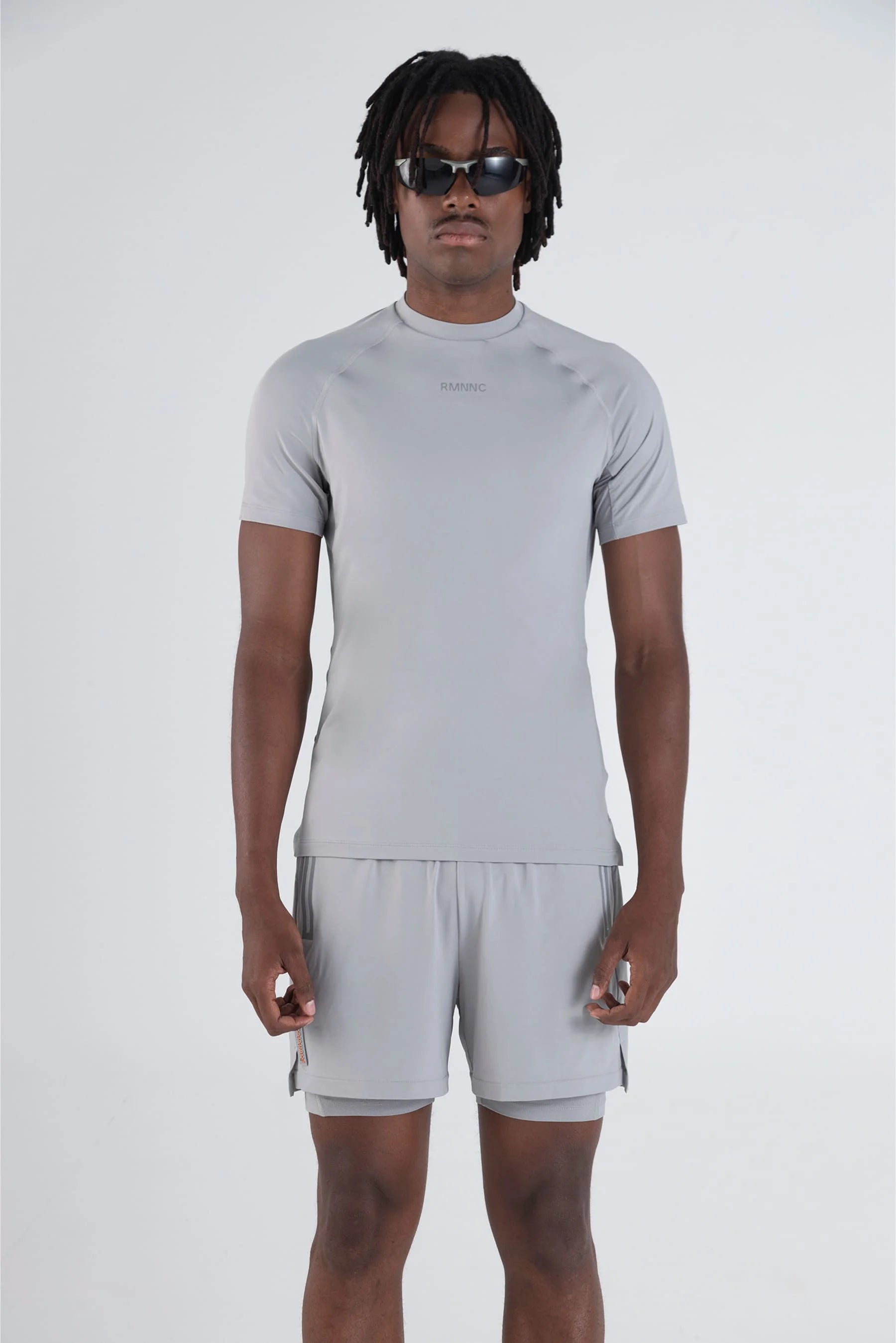 Men's gray sports t-shirt Gust Remanence