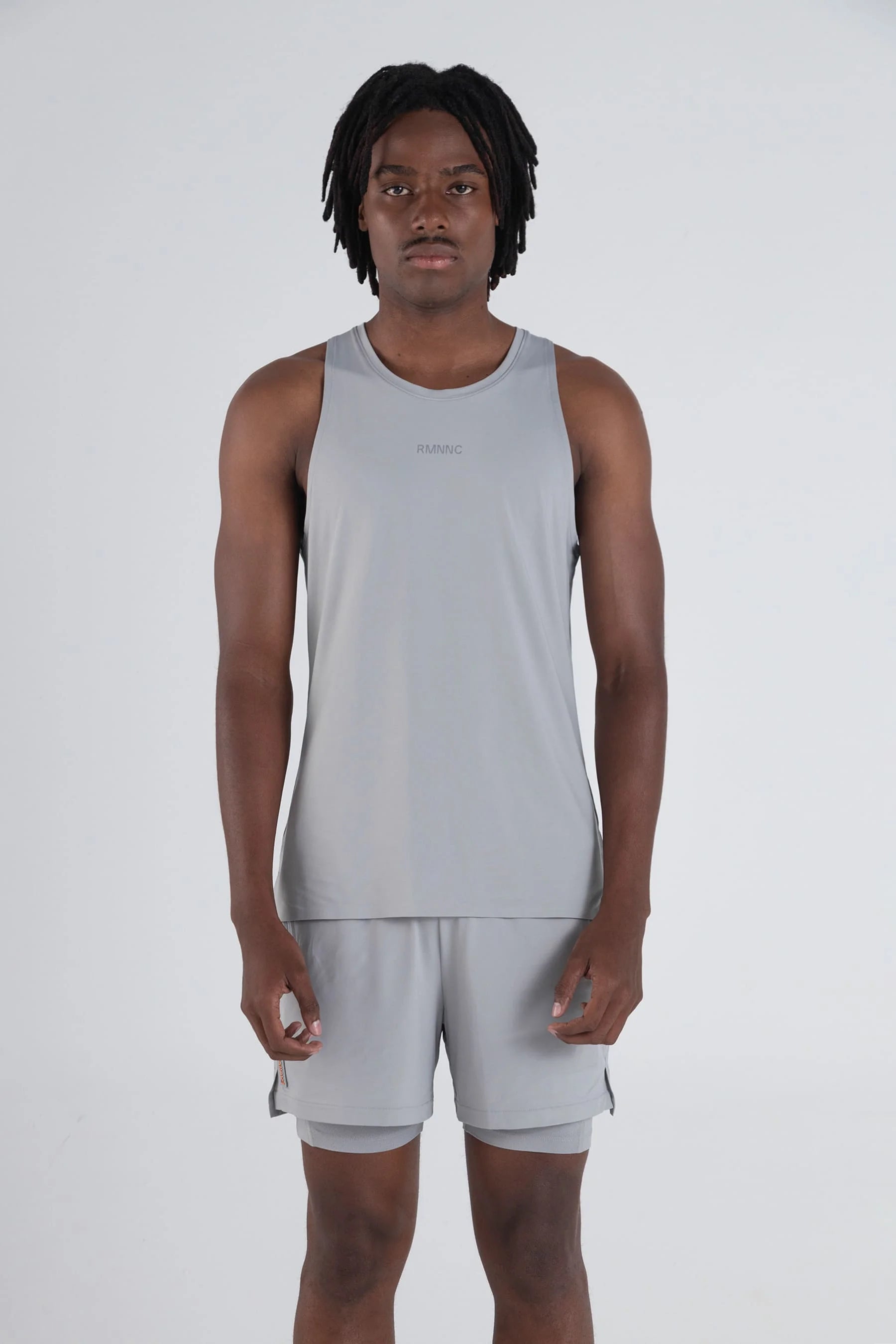 Men's gray sports tank top Tidal – Remanence International