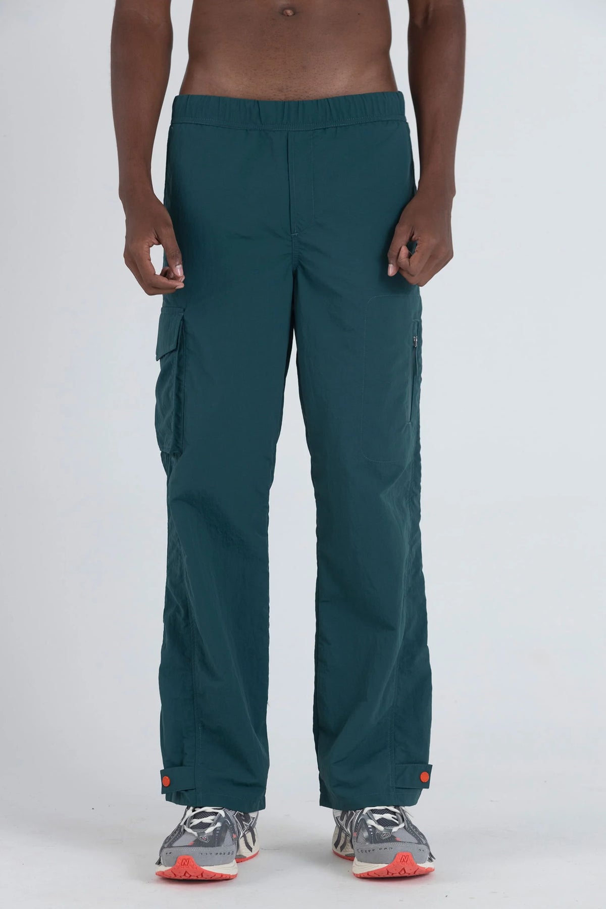 Men's regular fit green pants Sway