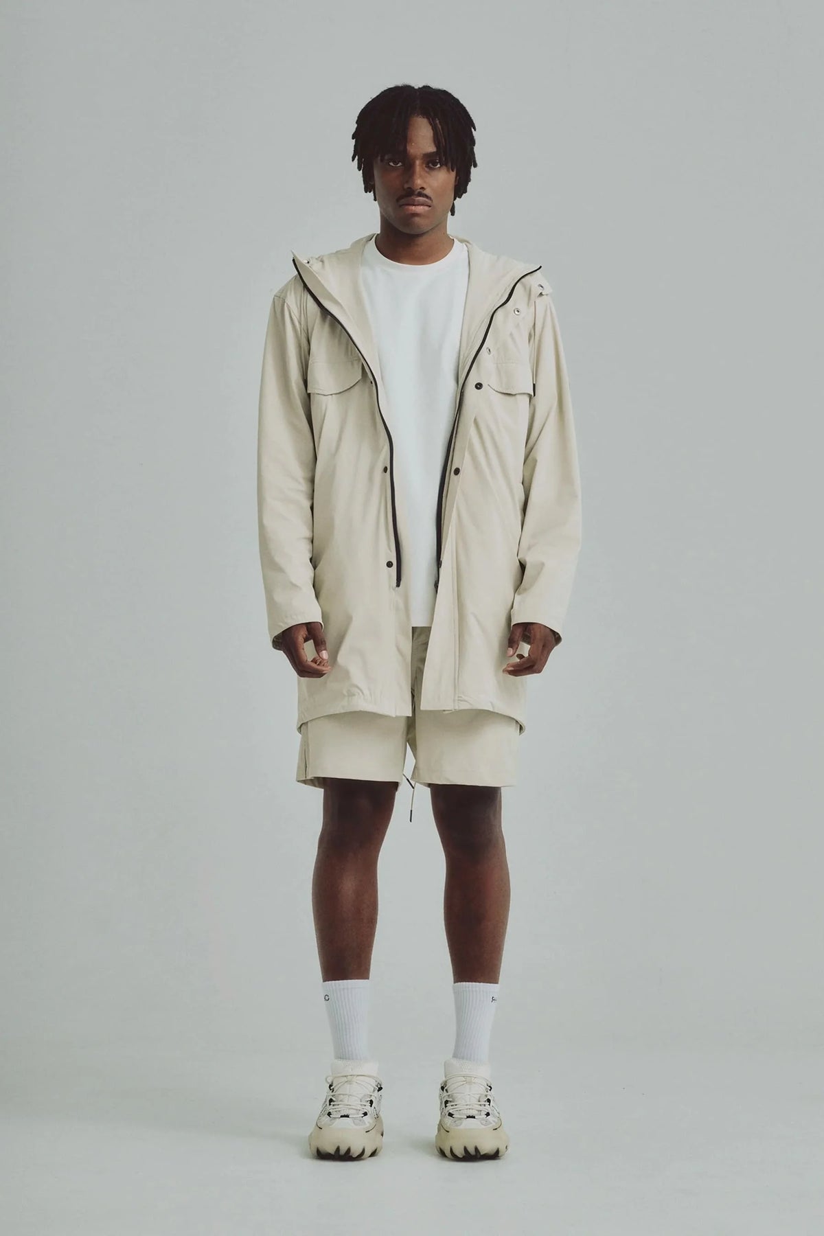 Men's sand Parka jacket Copper