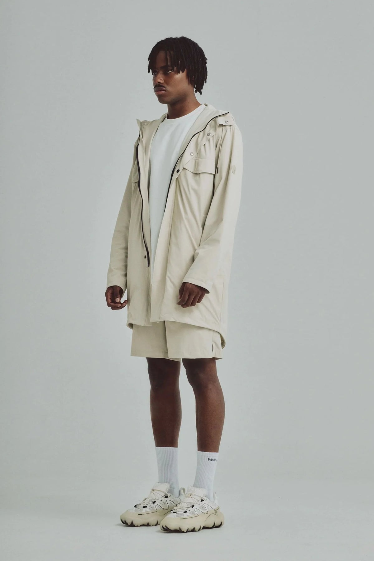 Men's sand Parka jacket Copper