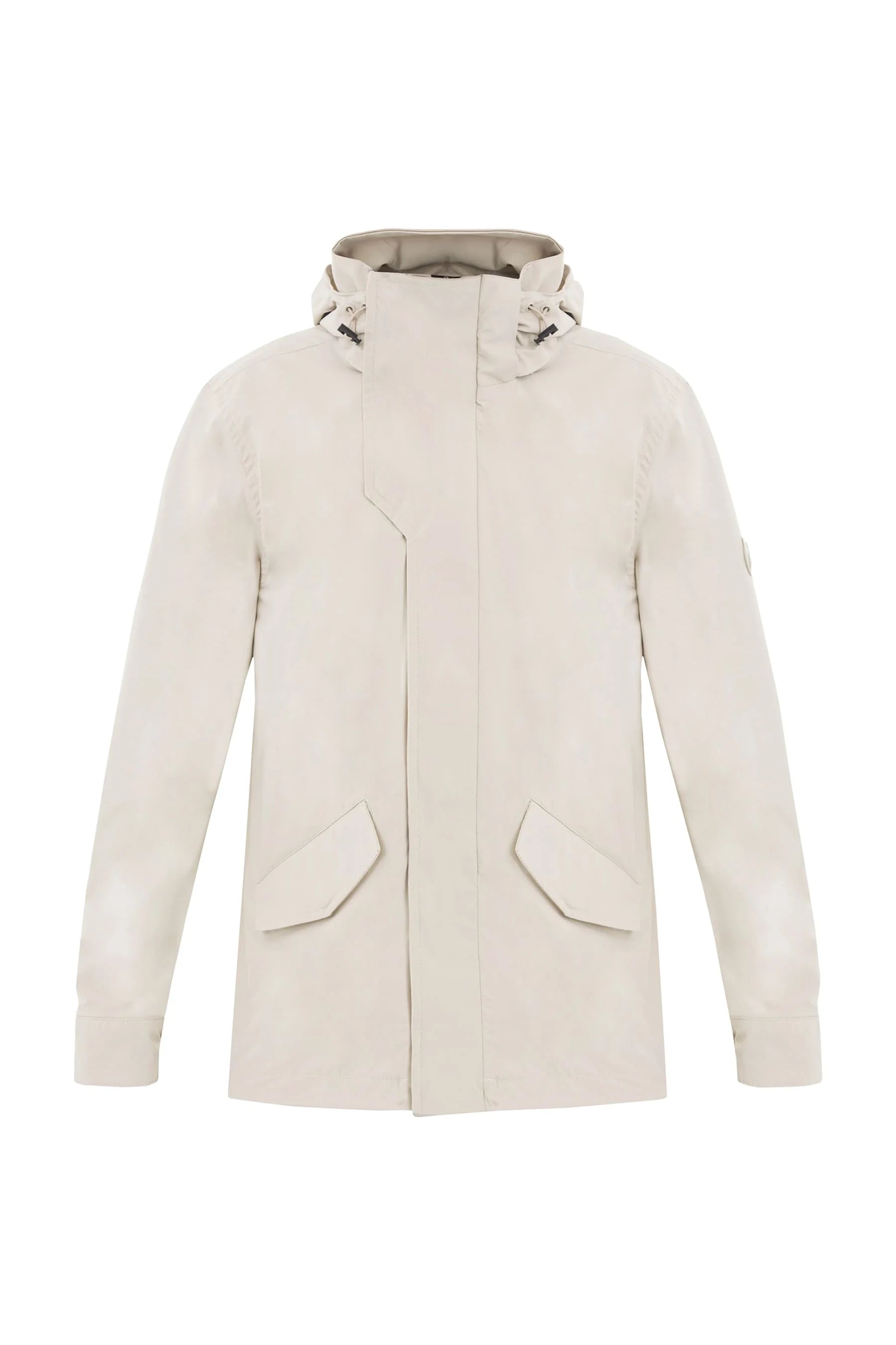 Men's sand jacket with hood Holmium Remanence