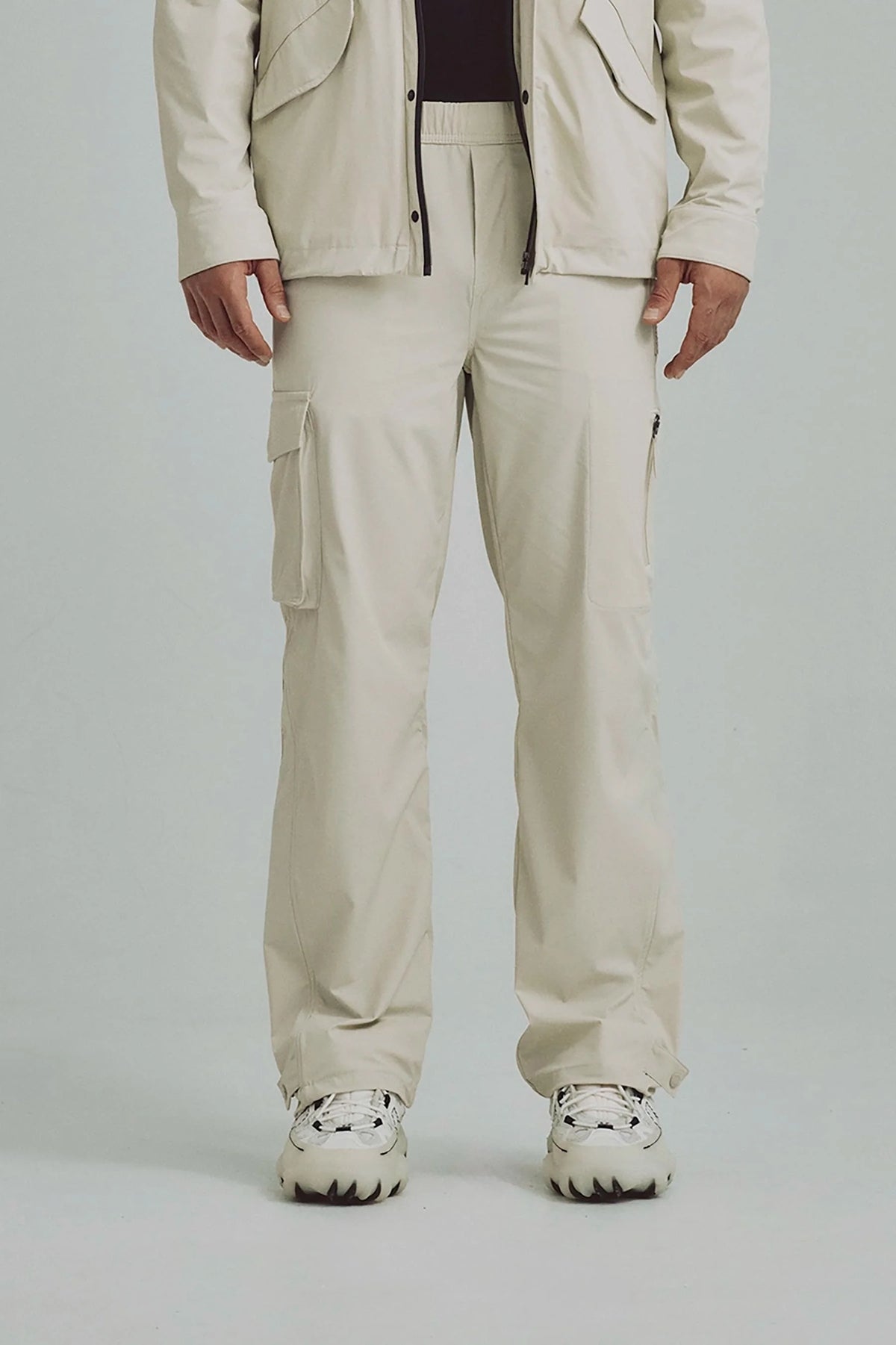 Men's sand regular fit pants Iron