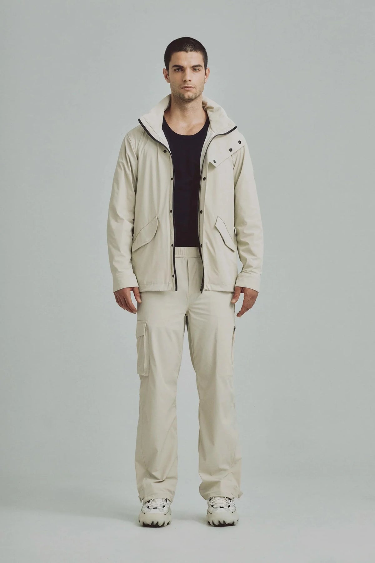 Men's sand regular fit pants Iron