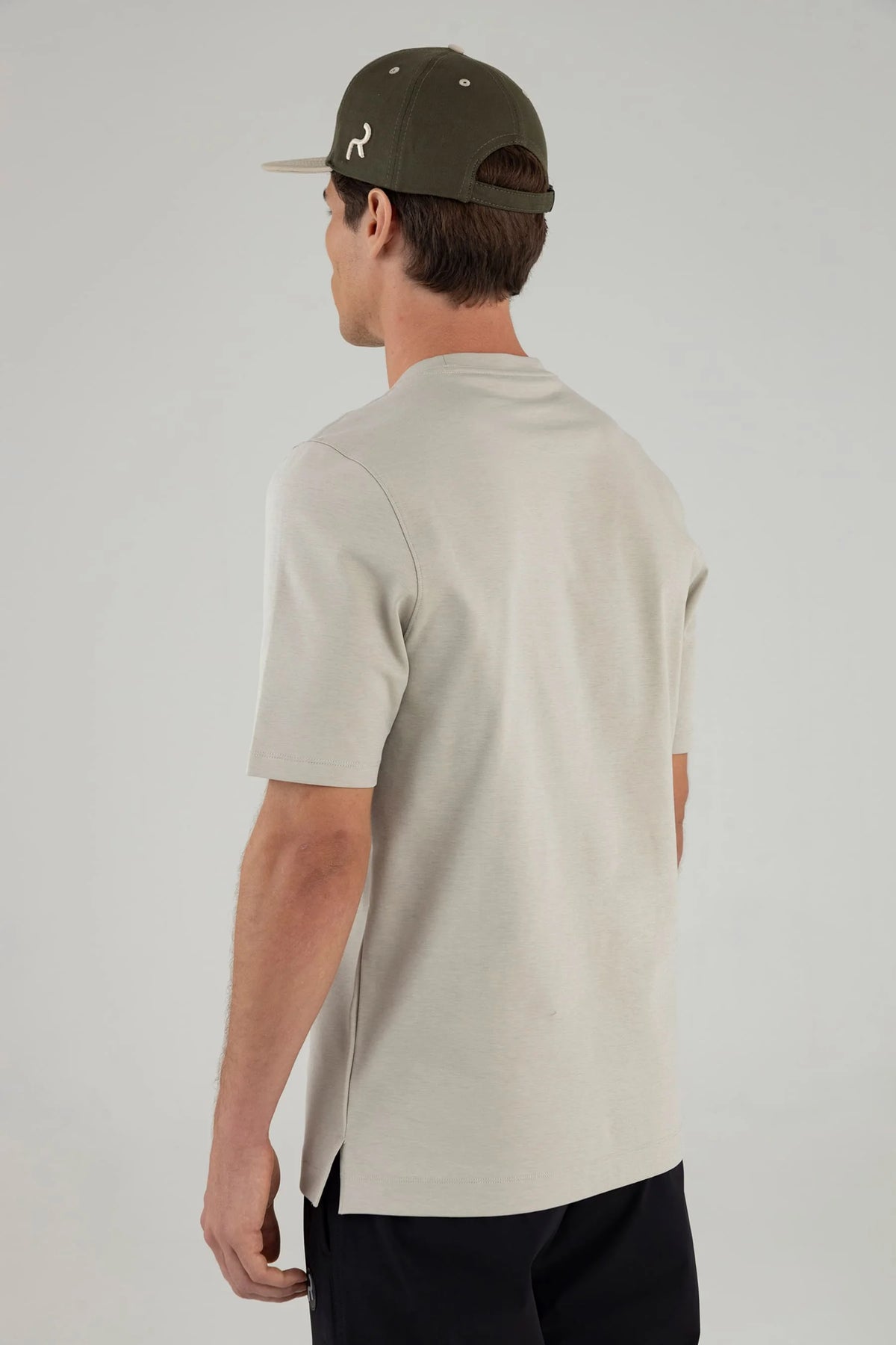 Men's sand regular fit t-shirt Peak