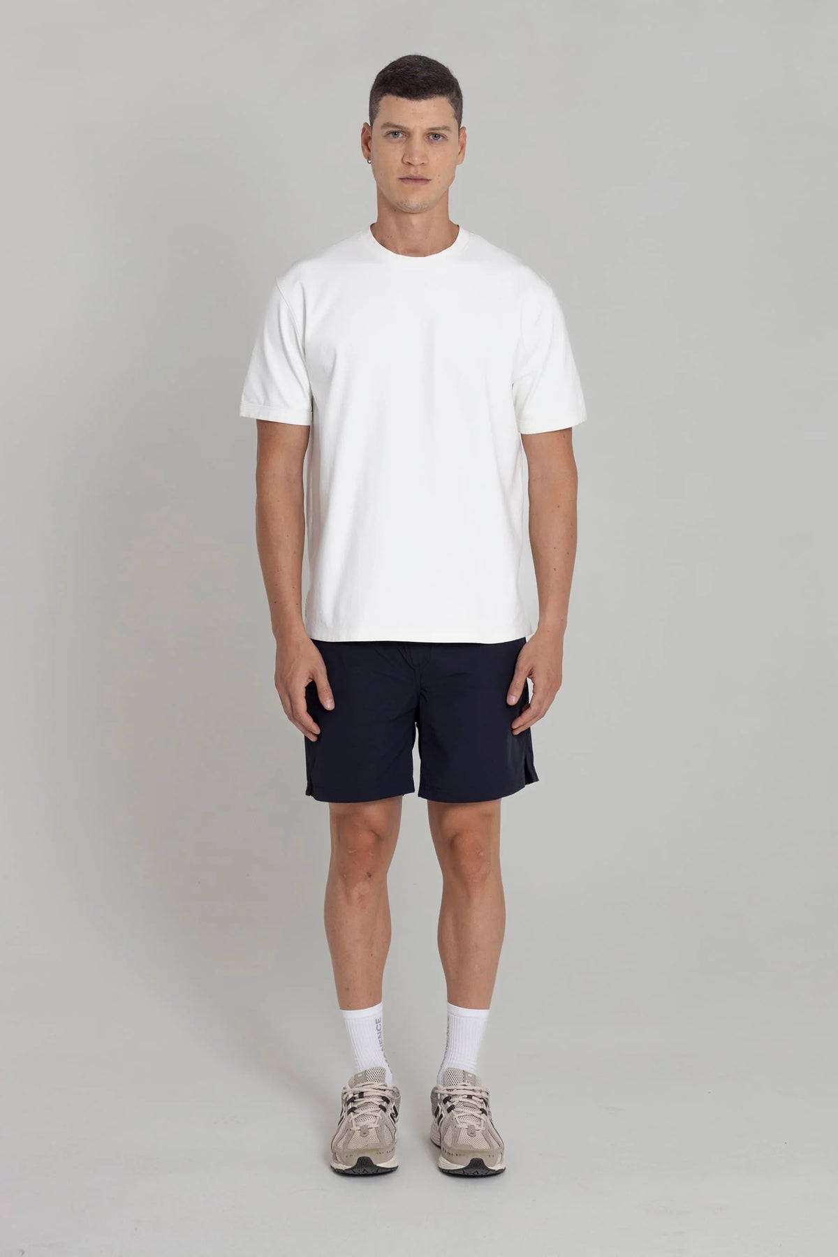 Men's white relaxed fit t-shirt Cling