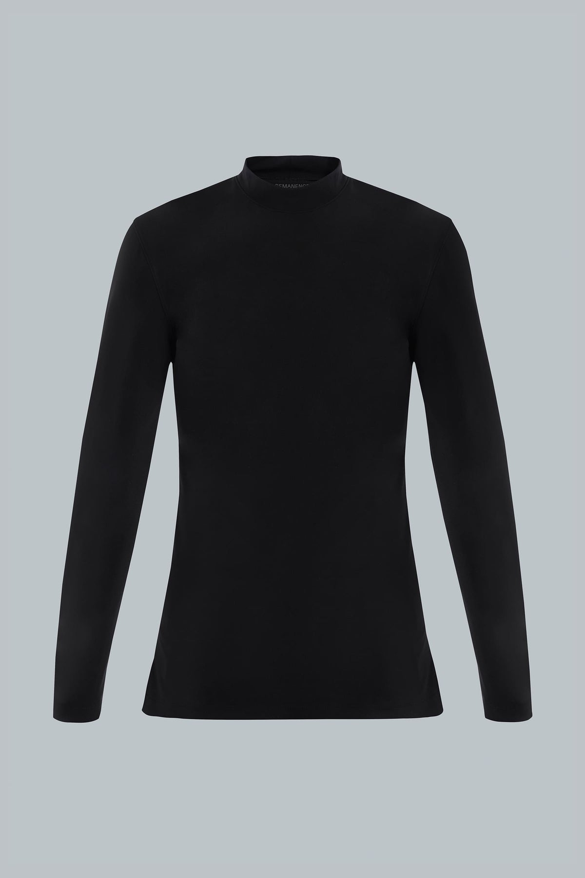 Men's black long-sleeve high-neck sports Gauss