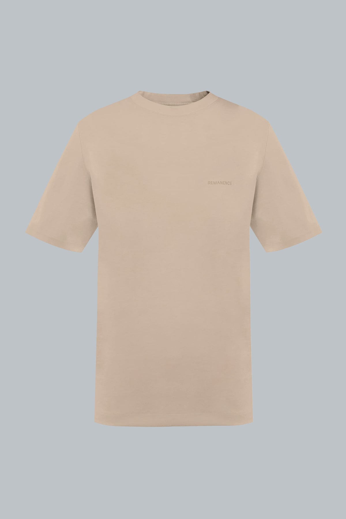 Men's Light Brown regular fit T-Shirt-Peak
