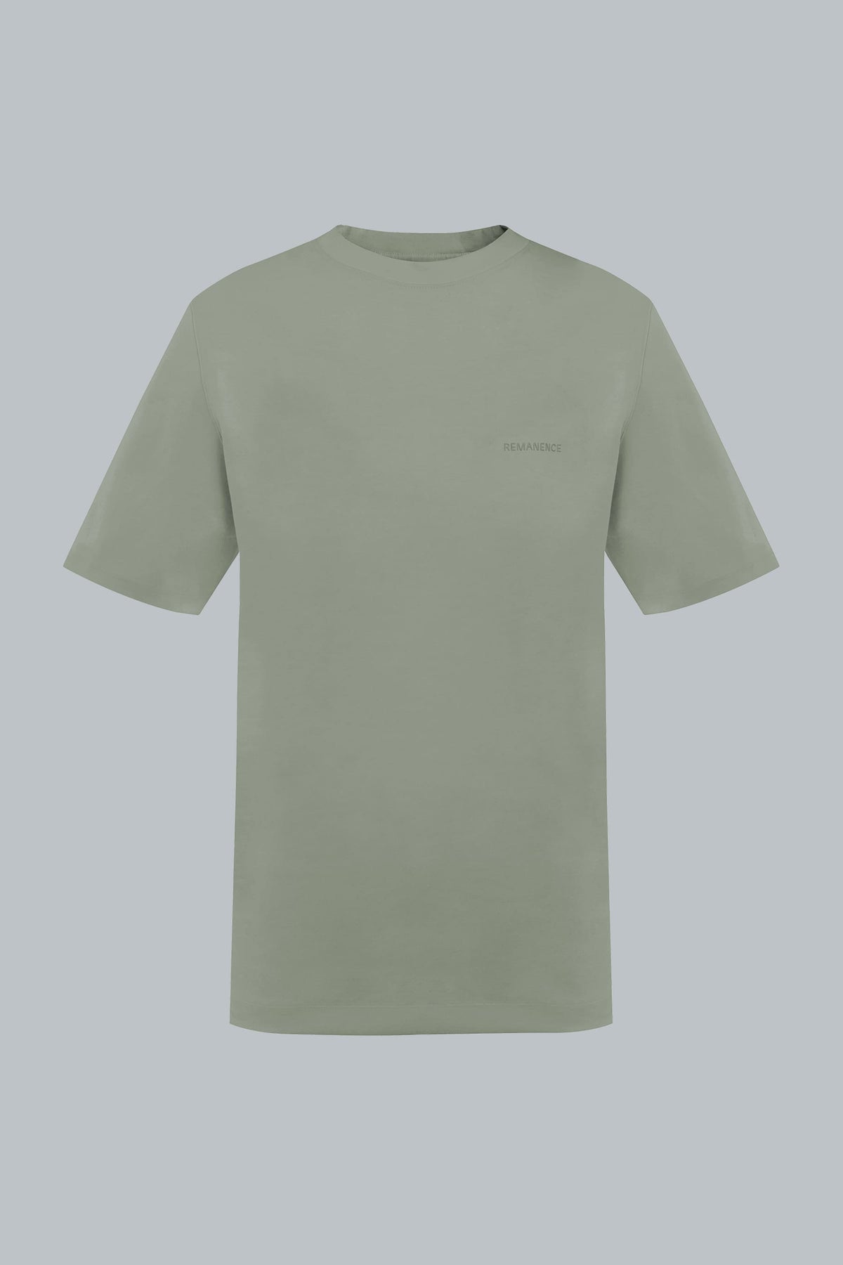 Men's Grayish Green regular fit t-shirt Peak