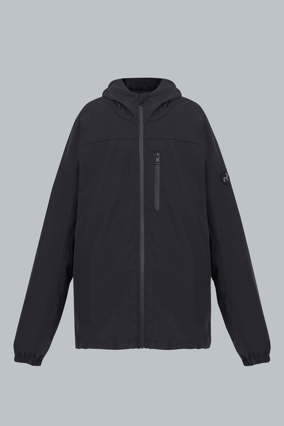 Mens black running jacket Pitch