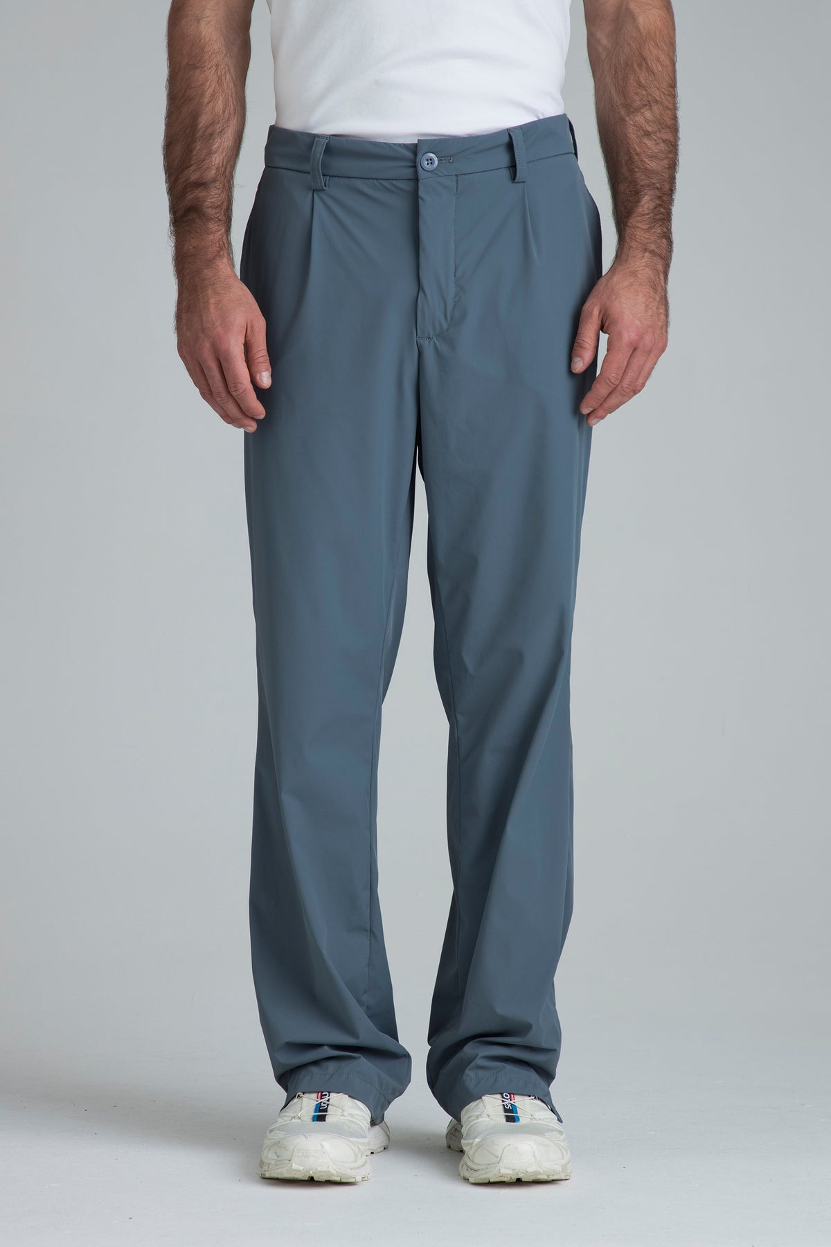 Zone Regular Fit Chino Pant Men Grayish Blue