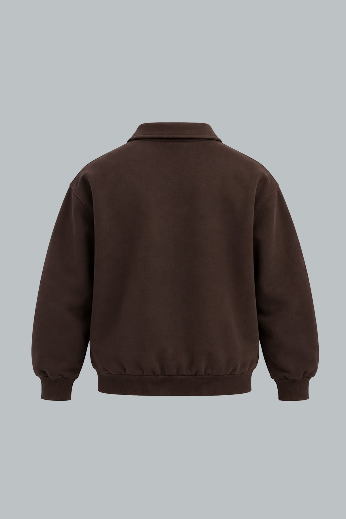Buzo polo café chocolate para hombre oversize Lumen