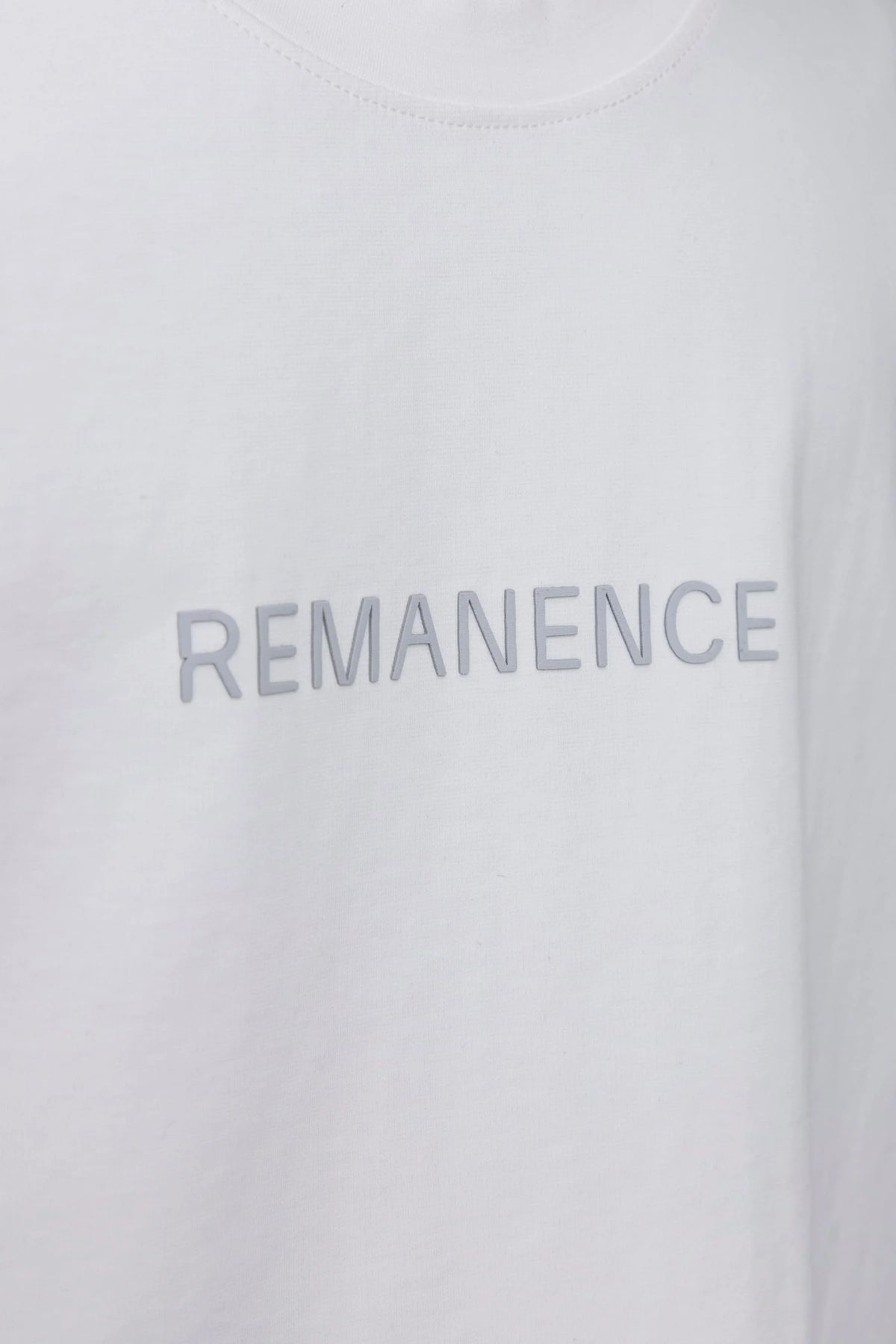 Men's white sleeveless t-shirt relaxed fit Flux