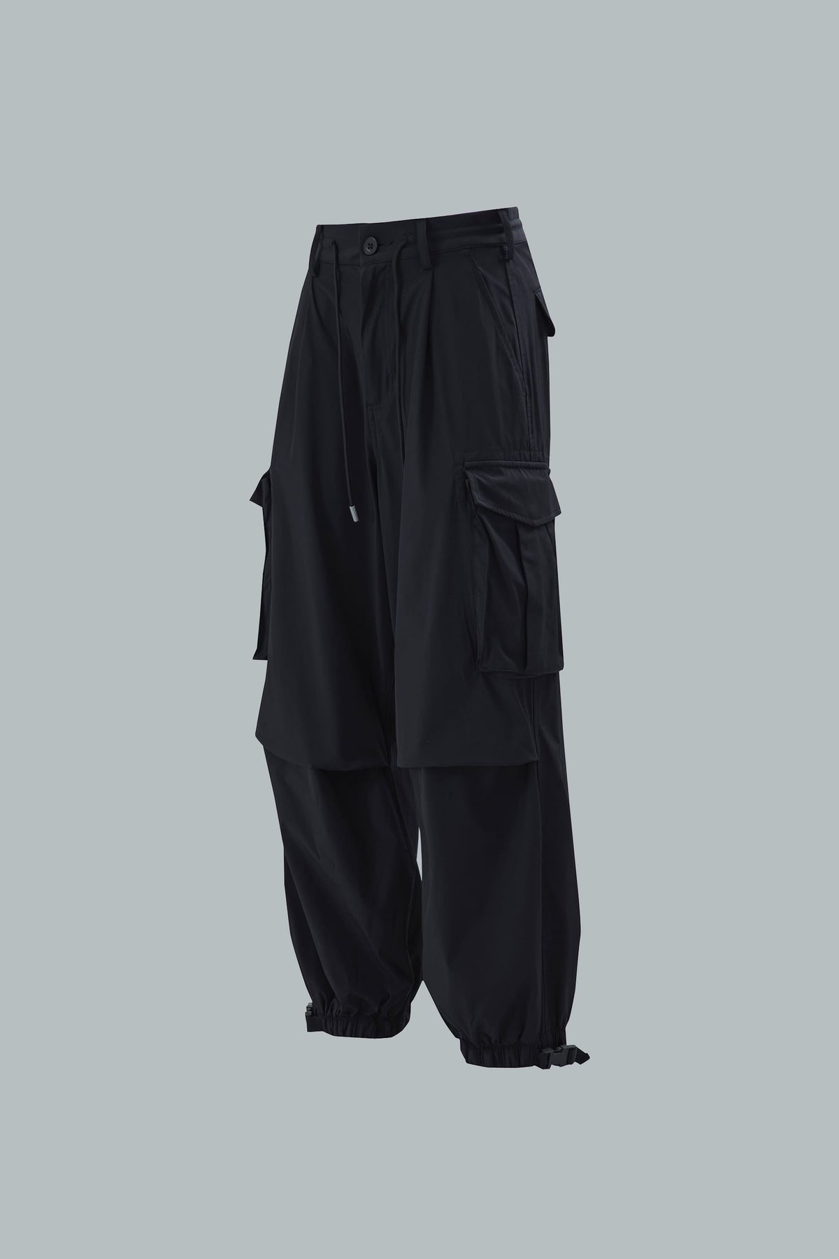 Women’s black parachute pants Noir