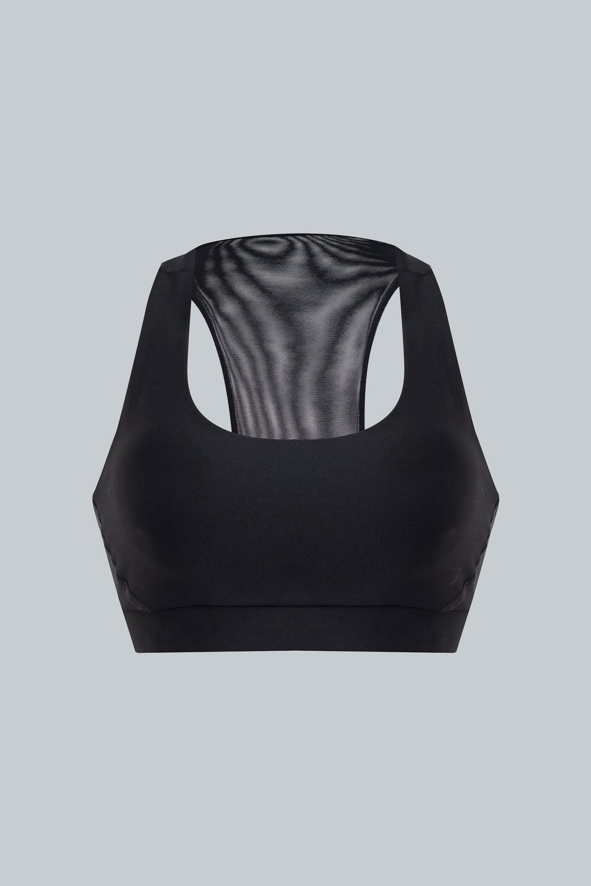 Women’s black medium-support sports top Motion