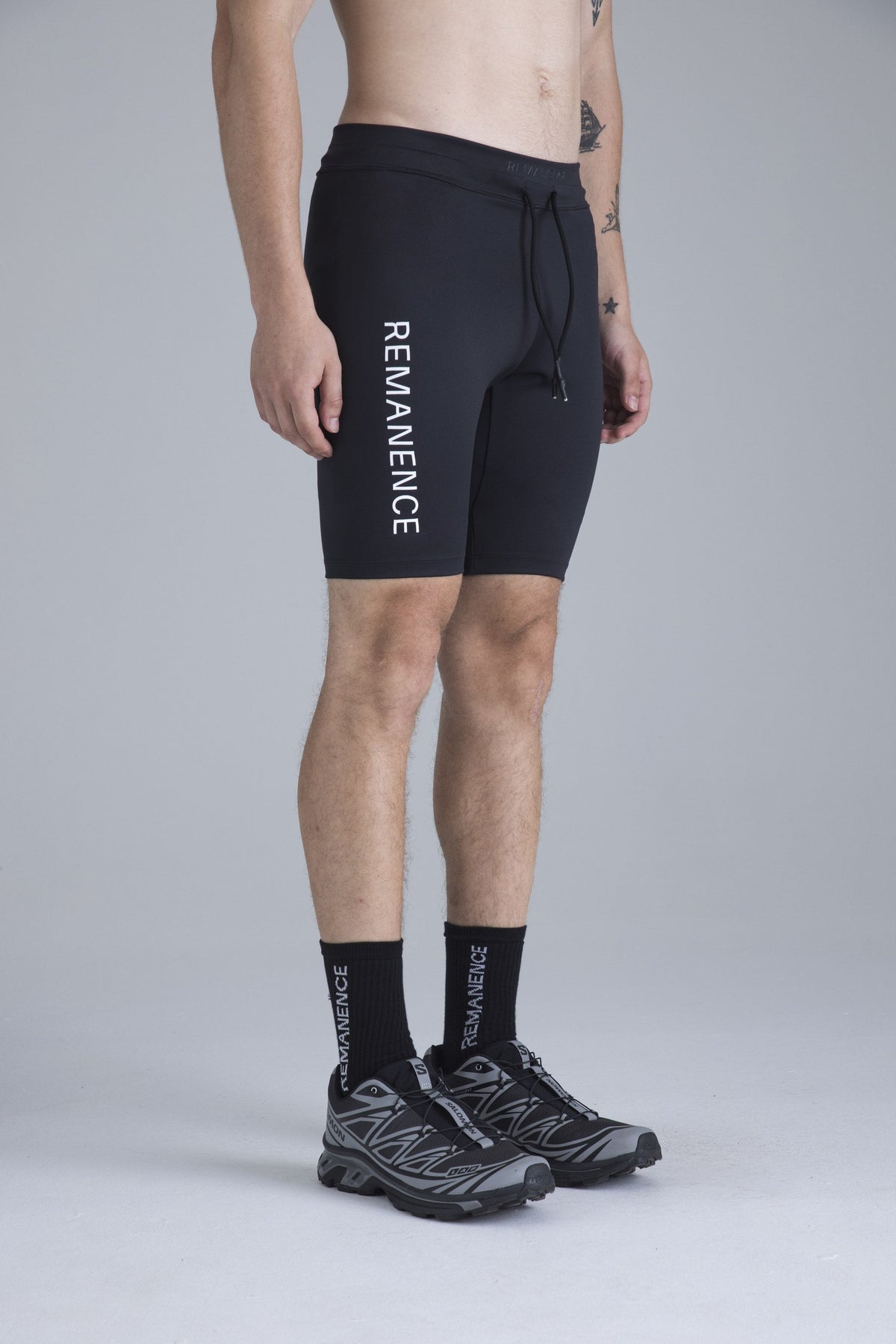 Biker deportivo negro para hombre Atom