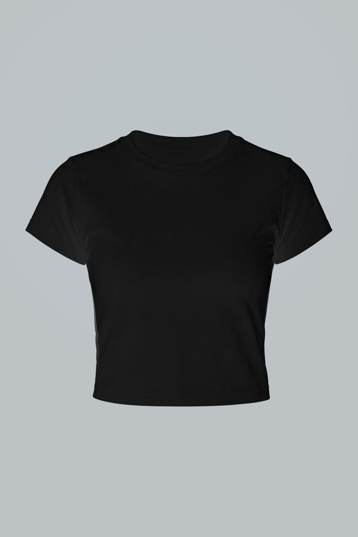 Camiseta negra para mujer slim fit Aero