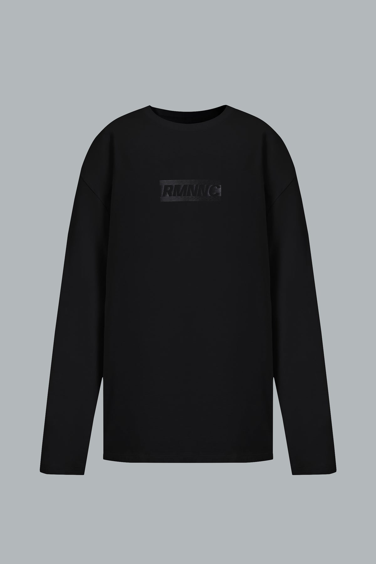 Uncoded Long-Sleeve Regular Fit T-Shirt Men Black
